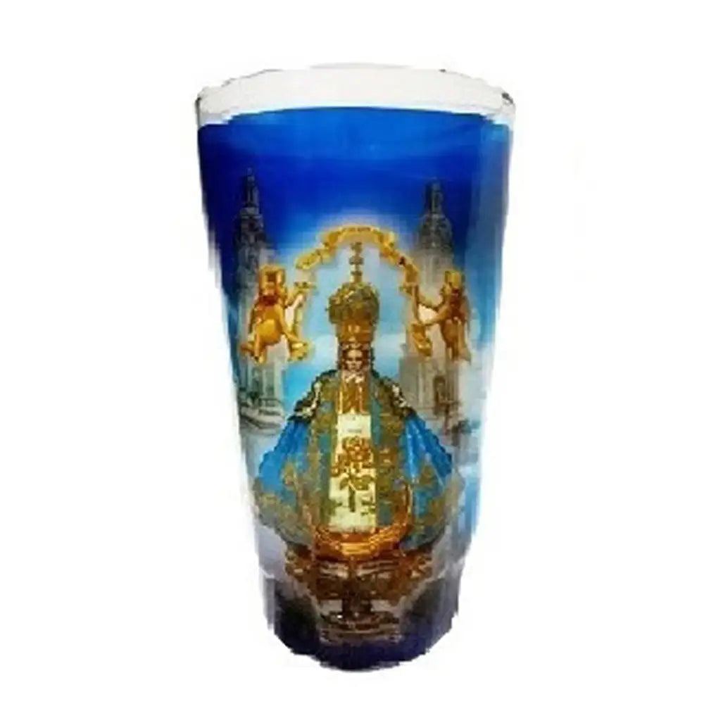San Juan De los Lagos White Candle lrg cup