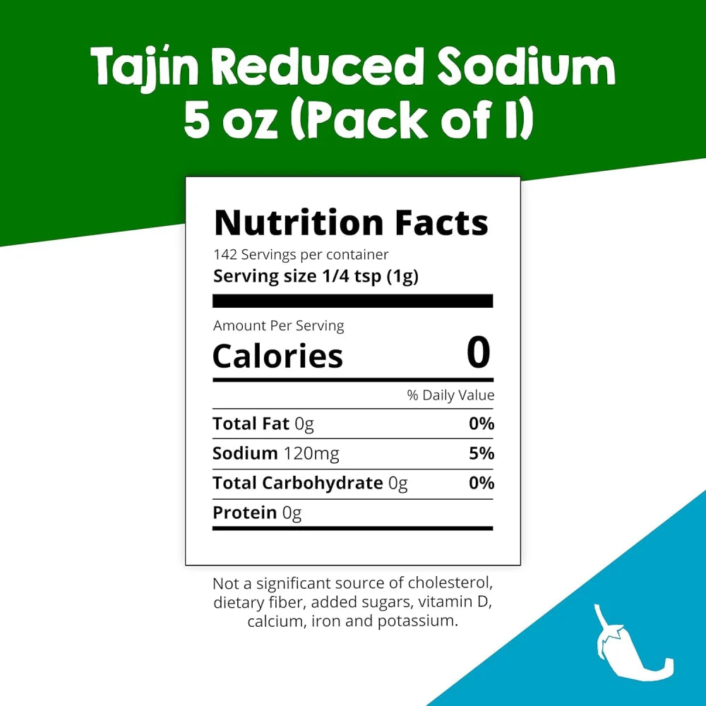 Sazonador de Frutas Tajín Bajo en Sodio 5 oz