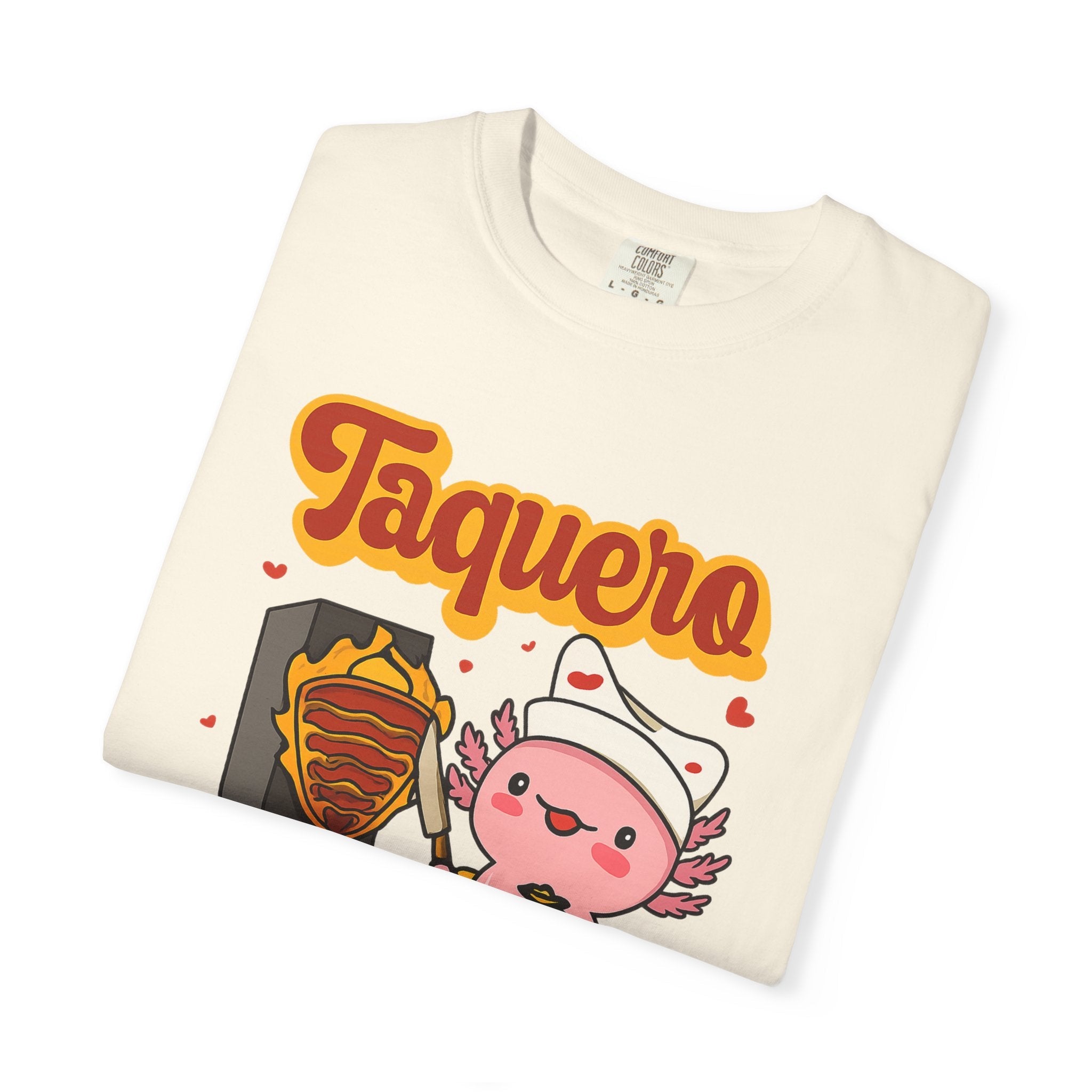 Camiseta de San Valentín Latino de Taquero Mucho (Te Quiero Mucho) Al Pastor | Divertido Viral Mexicano | 3 Colores