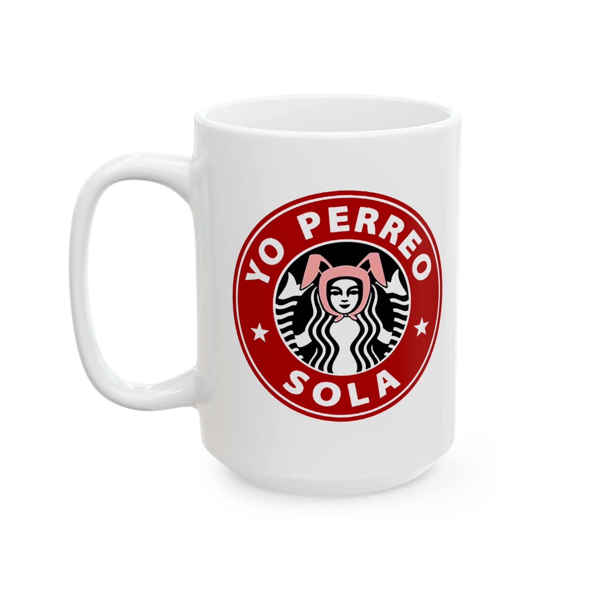 Taza de café Yo Perreo Sola | Letra de Bad Bunny, Productos latinos virales y divertidos | 11 o 15 onzas