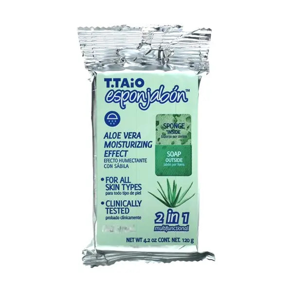 Esponjabón Aloe Barra Jabón Esponja 4.2 oz