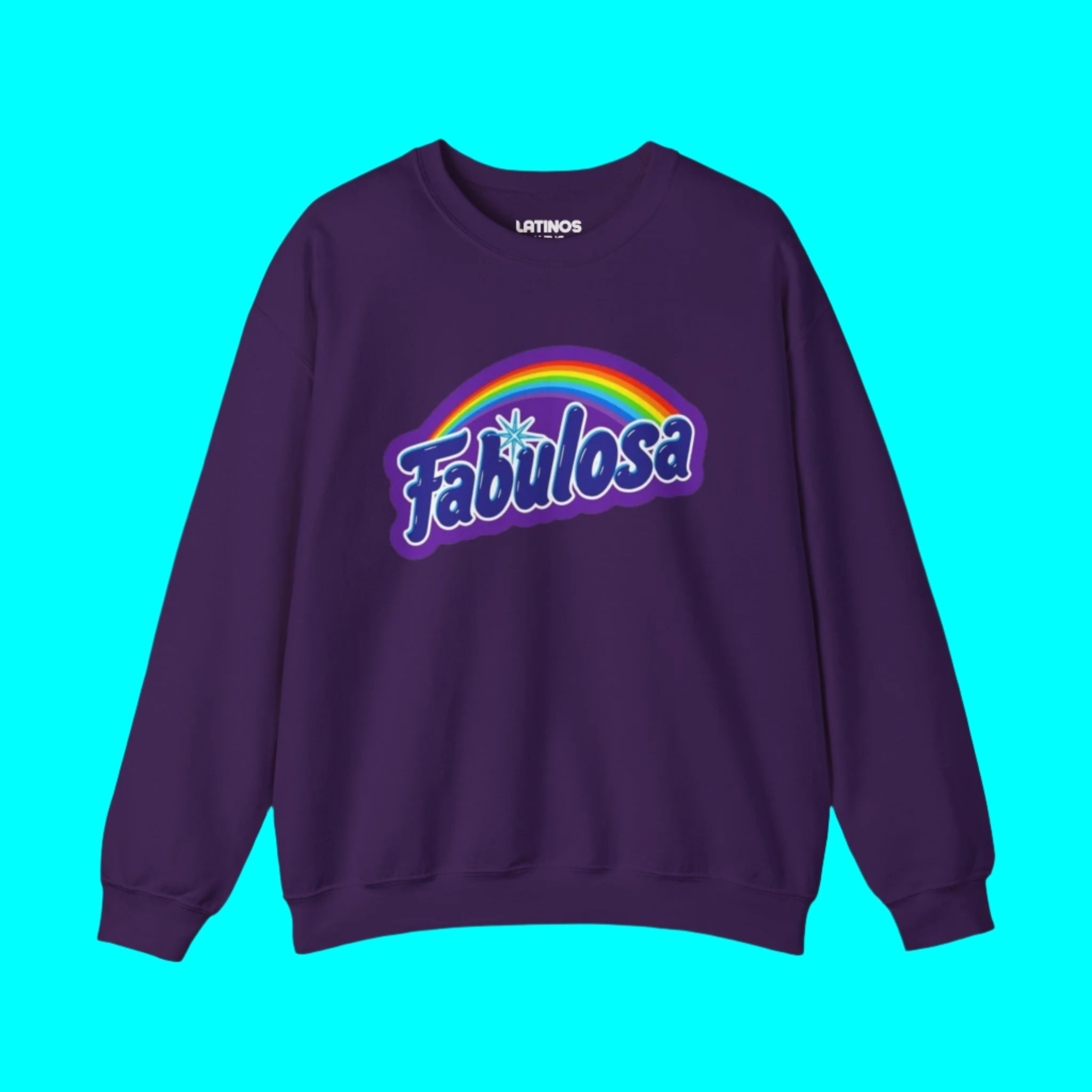 Sudadera cuello redondo "Fabulosa Comfy" | Viral, divertida, orgullo latino | 3 colores