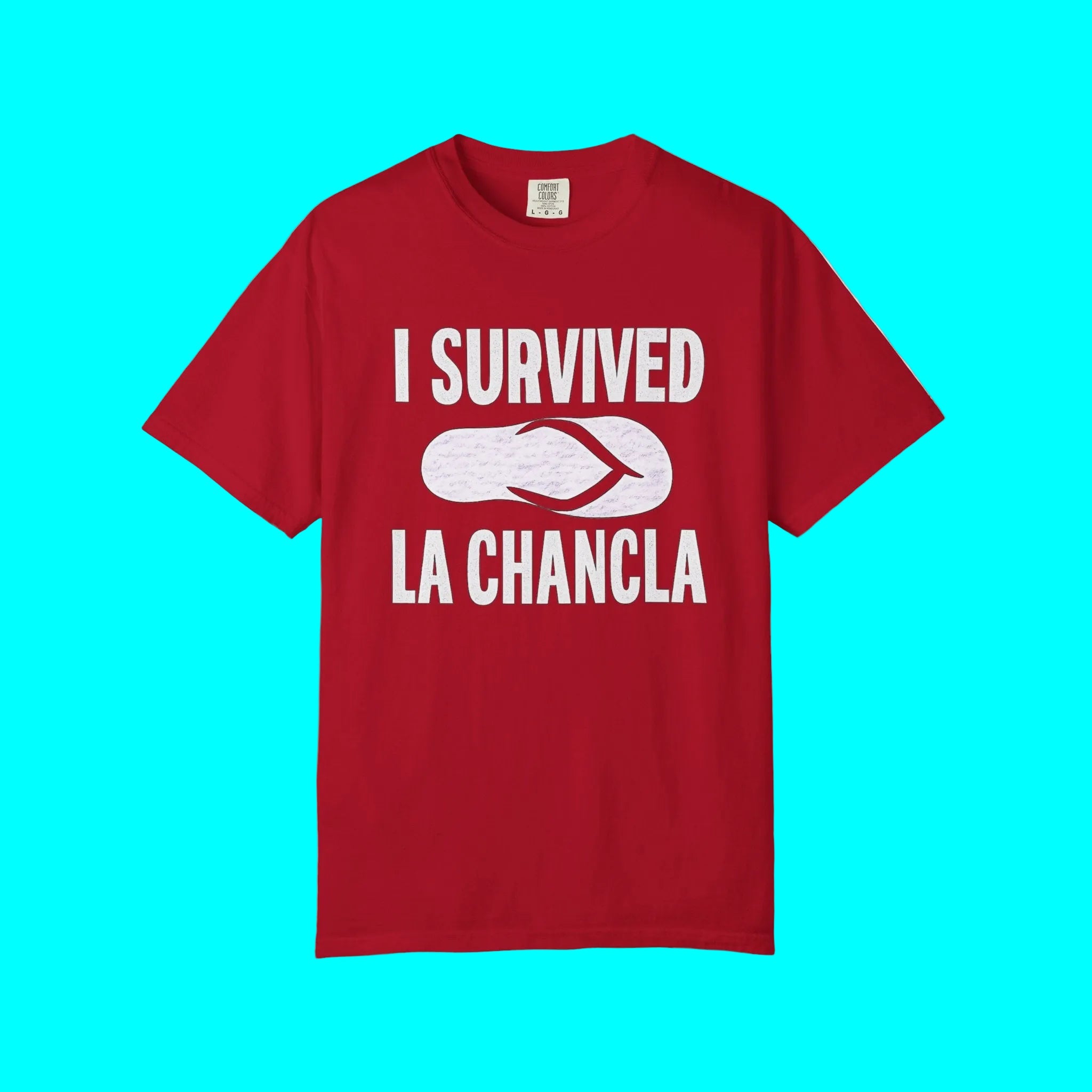 Camiseta Sobreviví a La Chancla | Diseño de Broma de Chancleta | 3 Colores