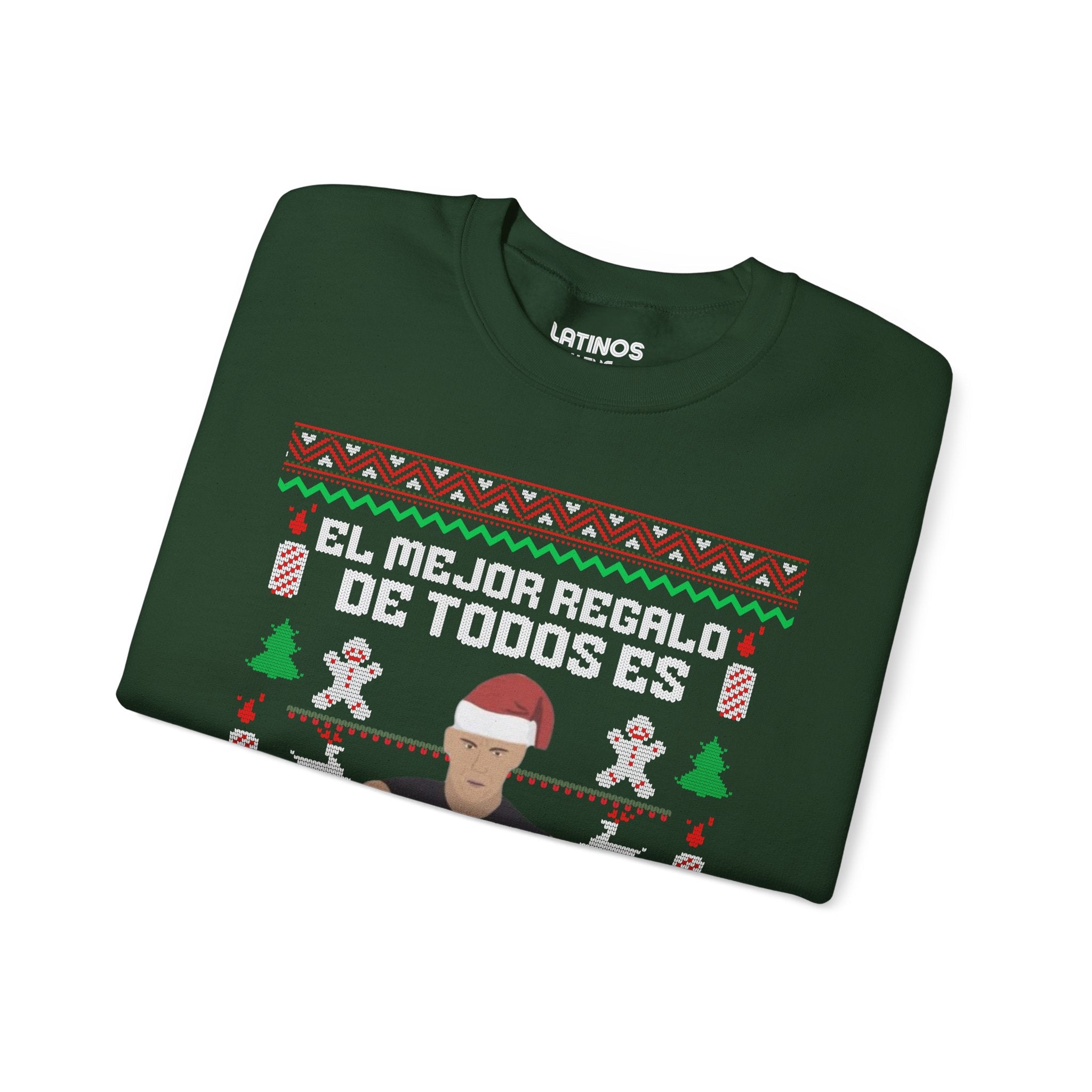 El Mejor Regalo De Todos Es La Familia Vin Fast Furious Latino Ugly Christmas Sweater | Diesel 3 Colores