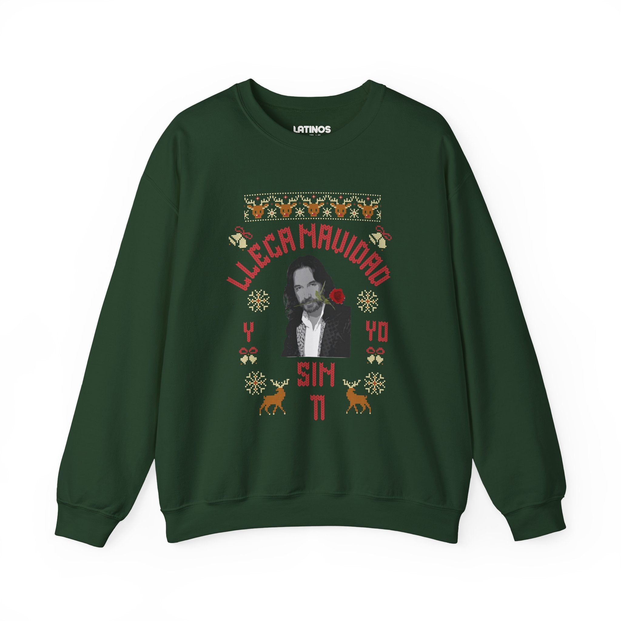 Llega Navidad Y Yo Sin Ti Marco Antonio Latino Navidad Ugly Christmas Sweater | 3 Colores