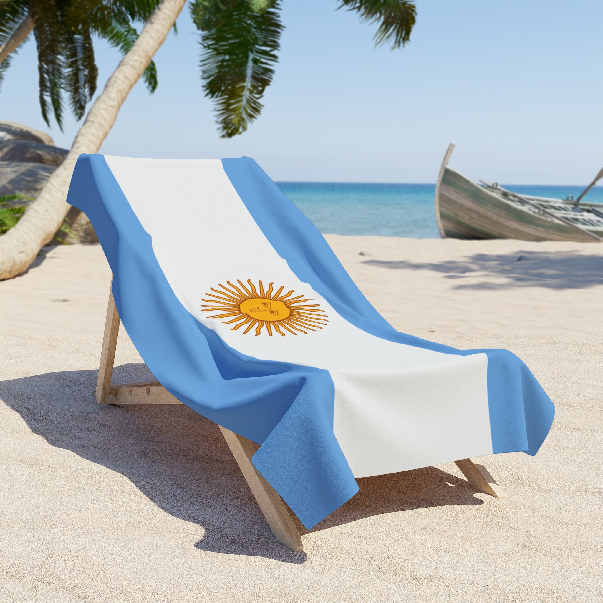 ARGENTINA Flag Beach Towel | Quality & Long Lasting - 2 Sizes | Argentinian Pride | Gift for Argentineans