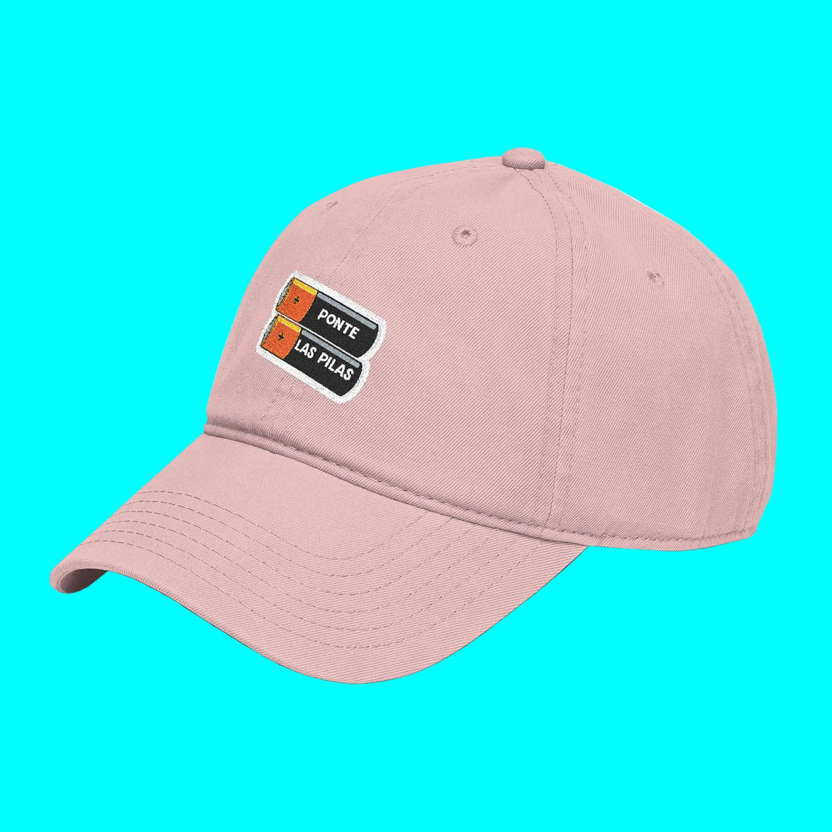 Ponte Las Pilas Dad Hat | Funny Latino Graphic Baseball Cap Latino Slang | Adjustable Strap