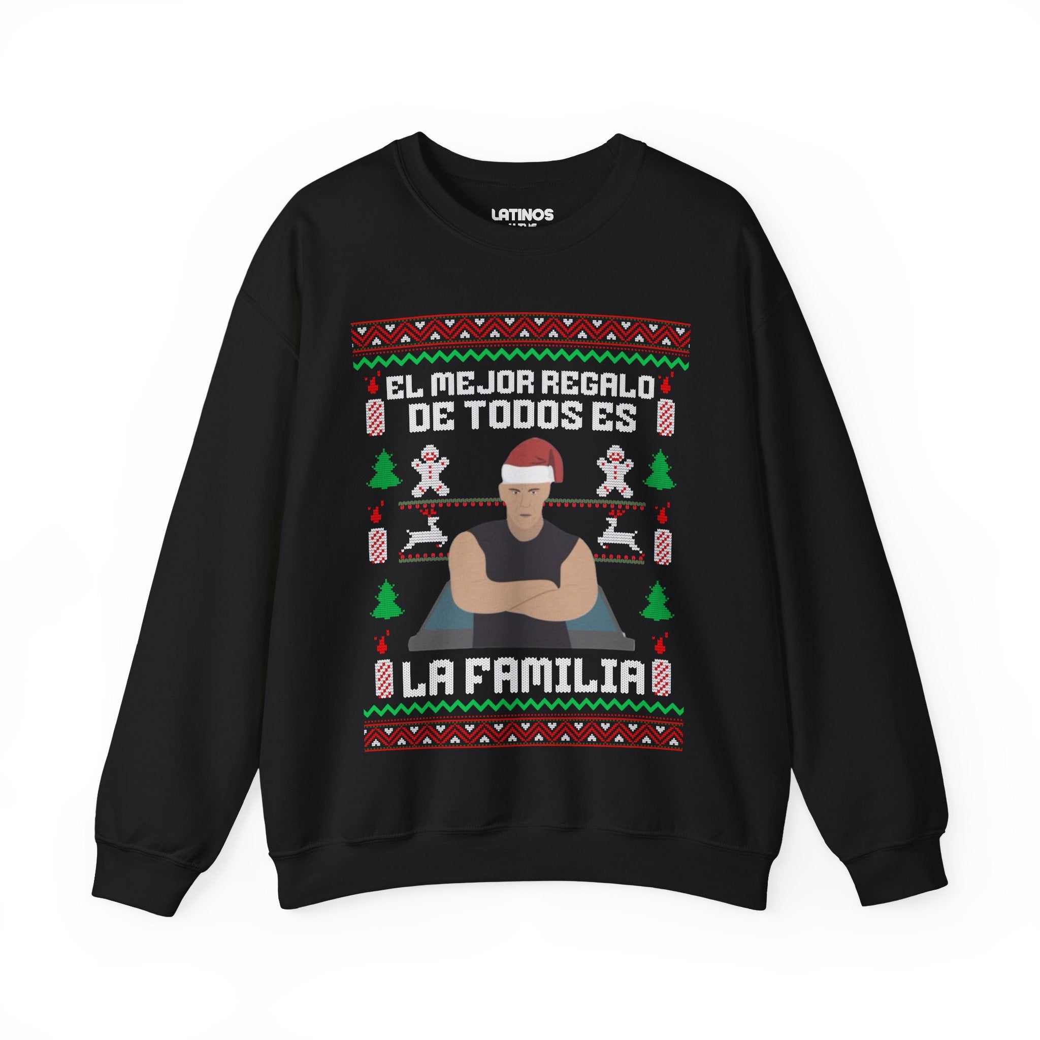 El Mejor Regalo De Todos Es La Familia Vin Fast Furious Latino Ugly Christmas Sweater | Diesel 3 Colores