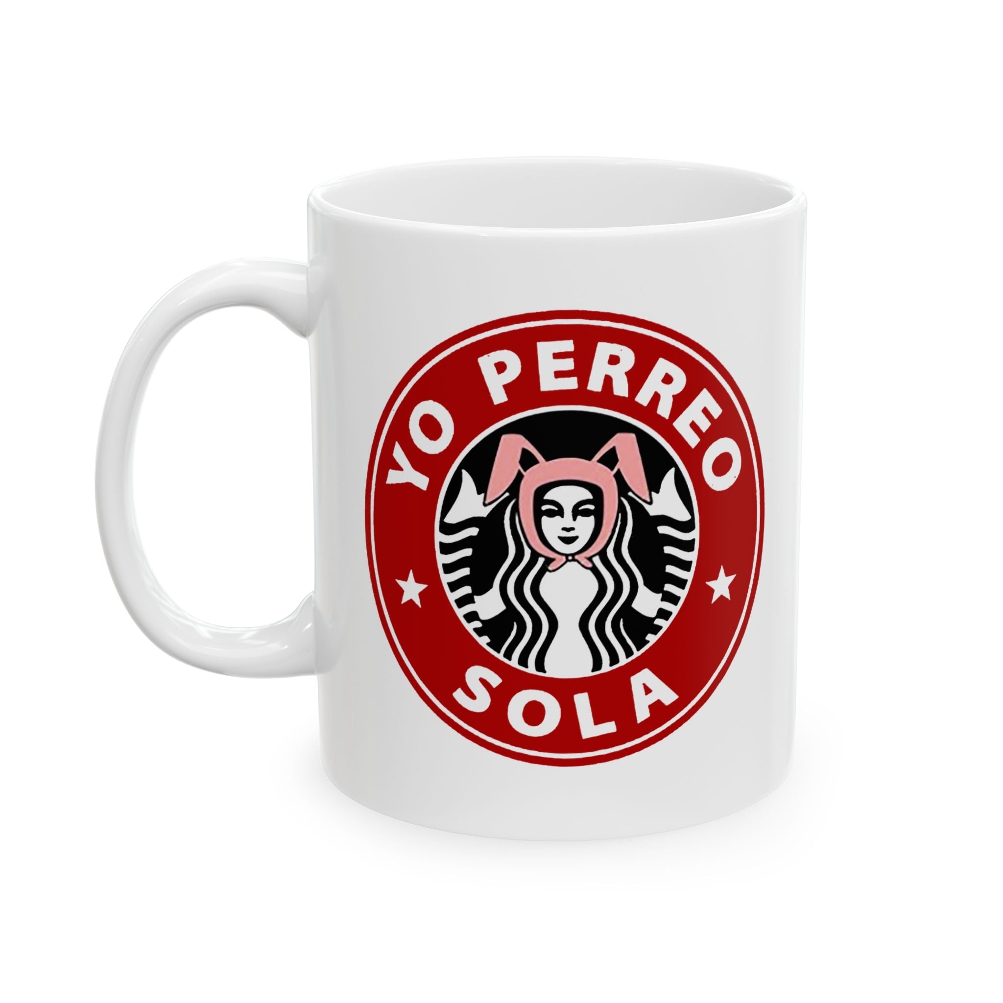 Taza de café Yo Perreo Sola | Letra de Bad Bunny, Productos latinos virales y divertidos | 11 o 15 onzas