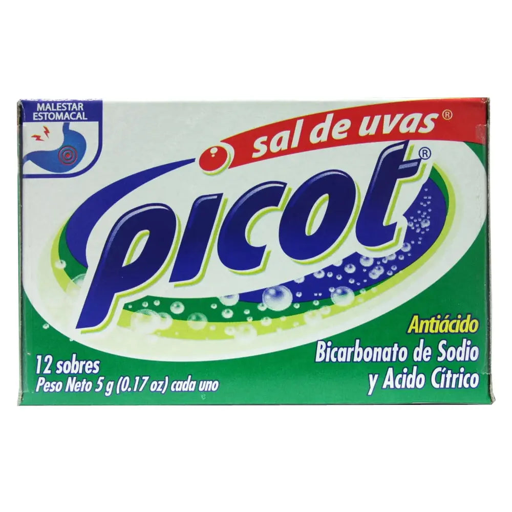Picot Sal De Uvas Antiácido 12 pzs