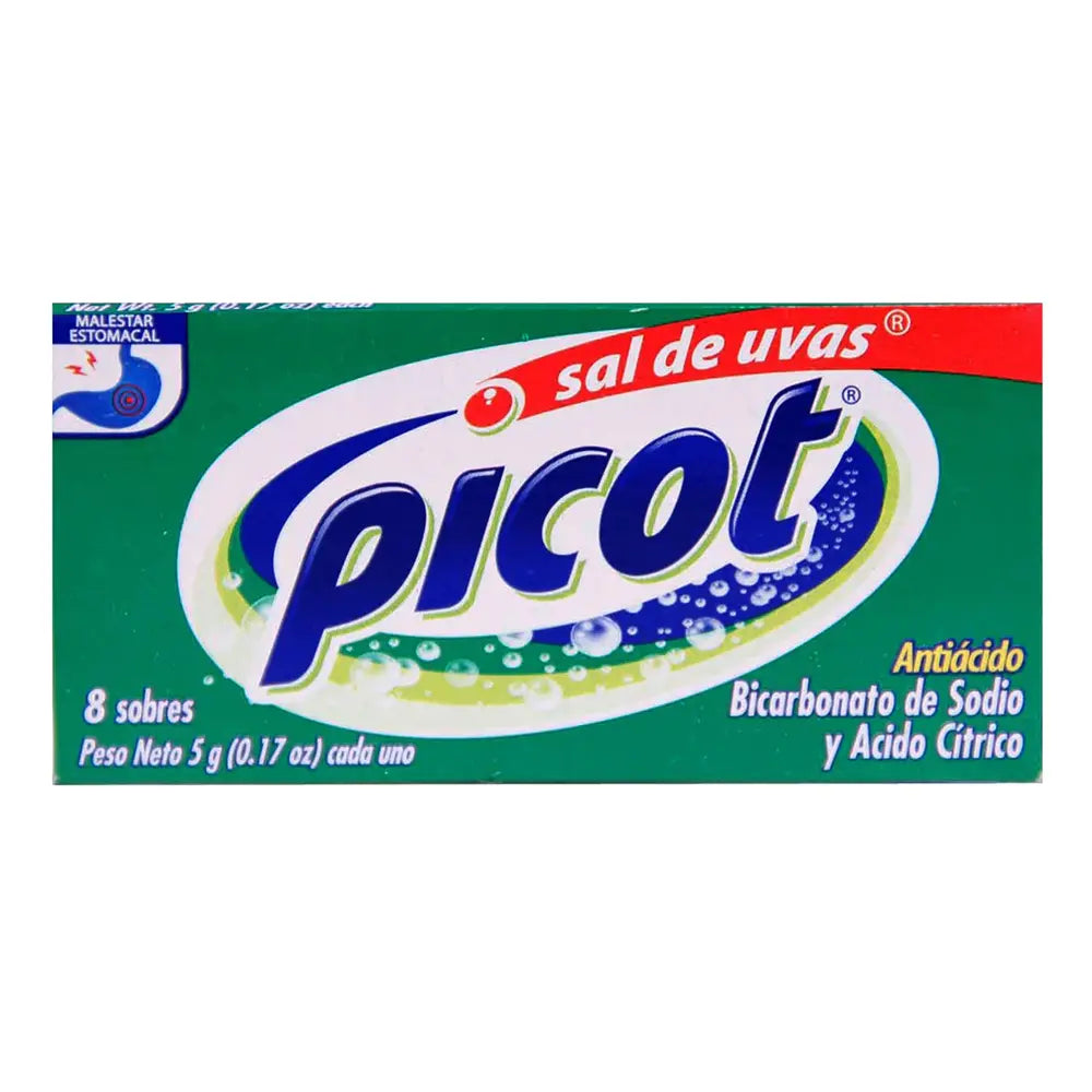Picot Sal De Uvas Antiácido 8 unidades