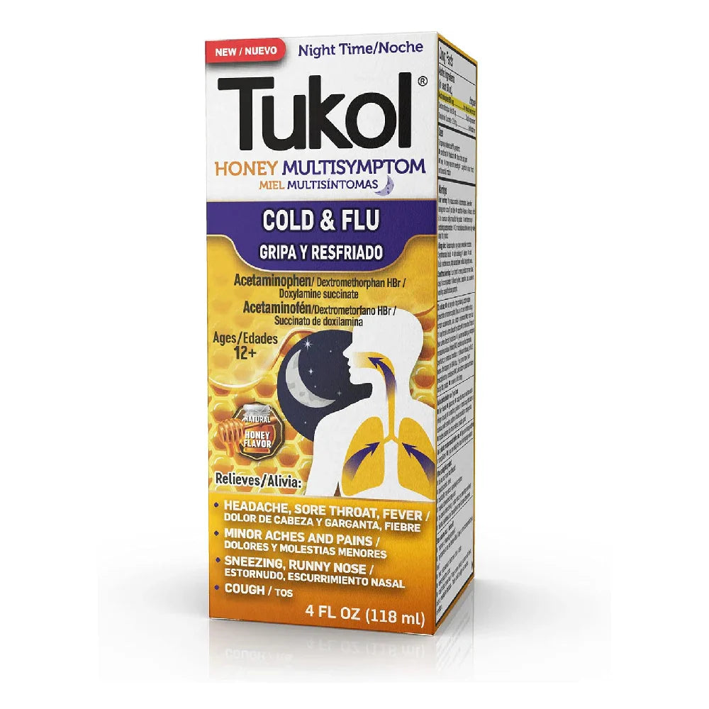 Tukol Miel Resfriado y Gripe Nocturno 4 oz
