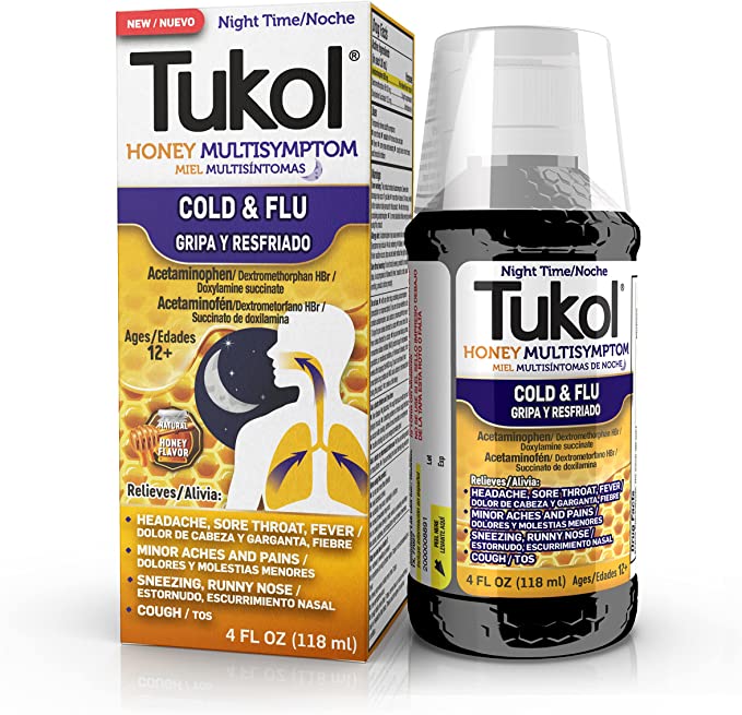 Tukol Miel Resfriado y Gripe Nocturno 4 oz