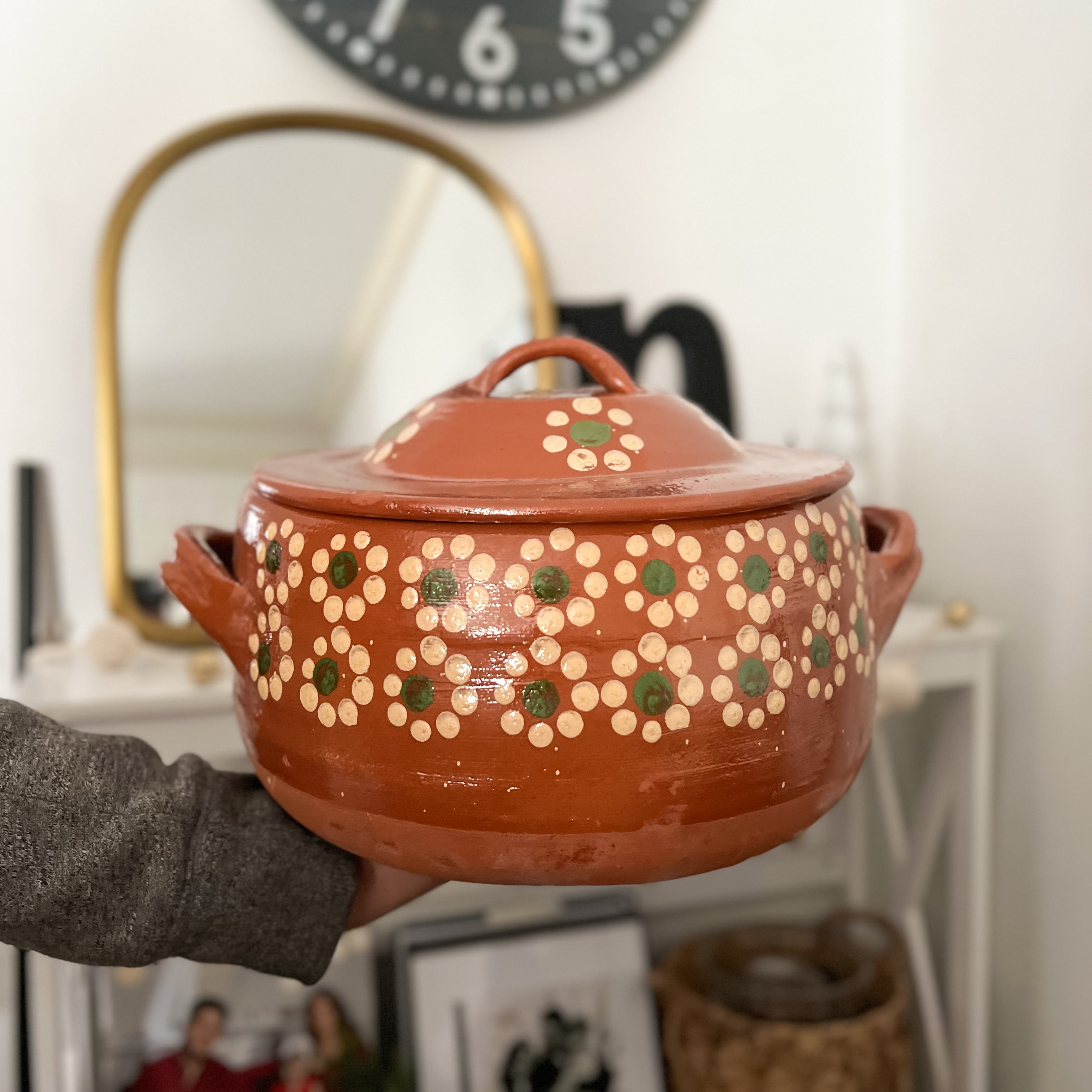 Olla de Barro Tradicional Mexicana