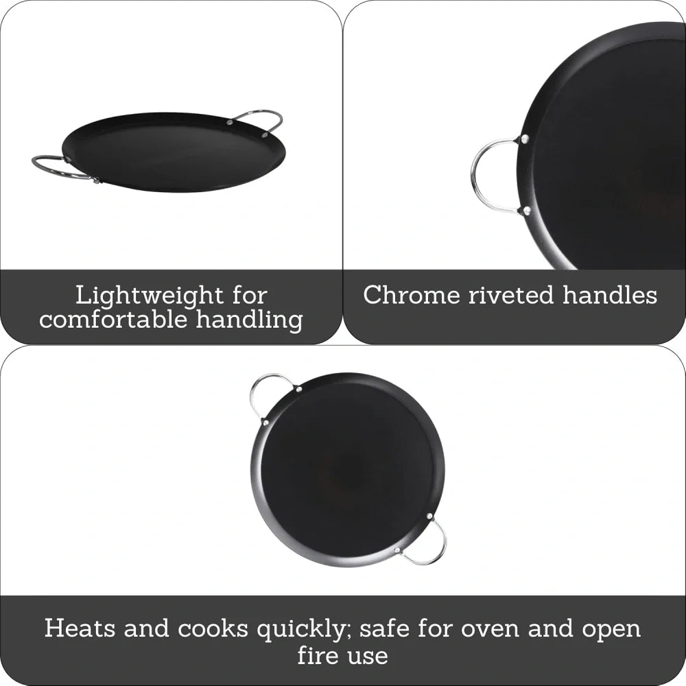 Imusa Round Comal Carbon Steel 9"