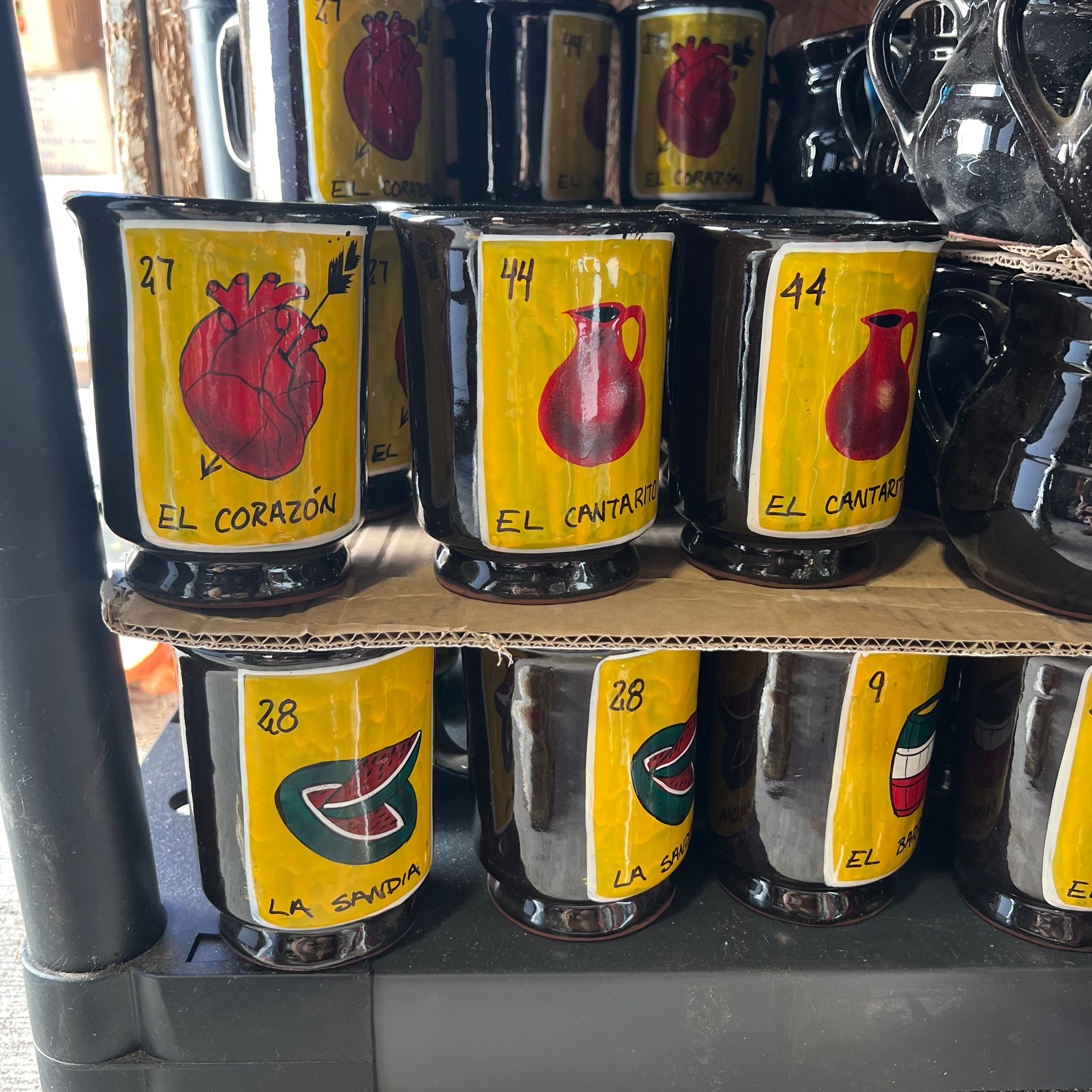 Taza Surtida de Lotería Cuadrada
