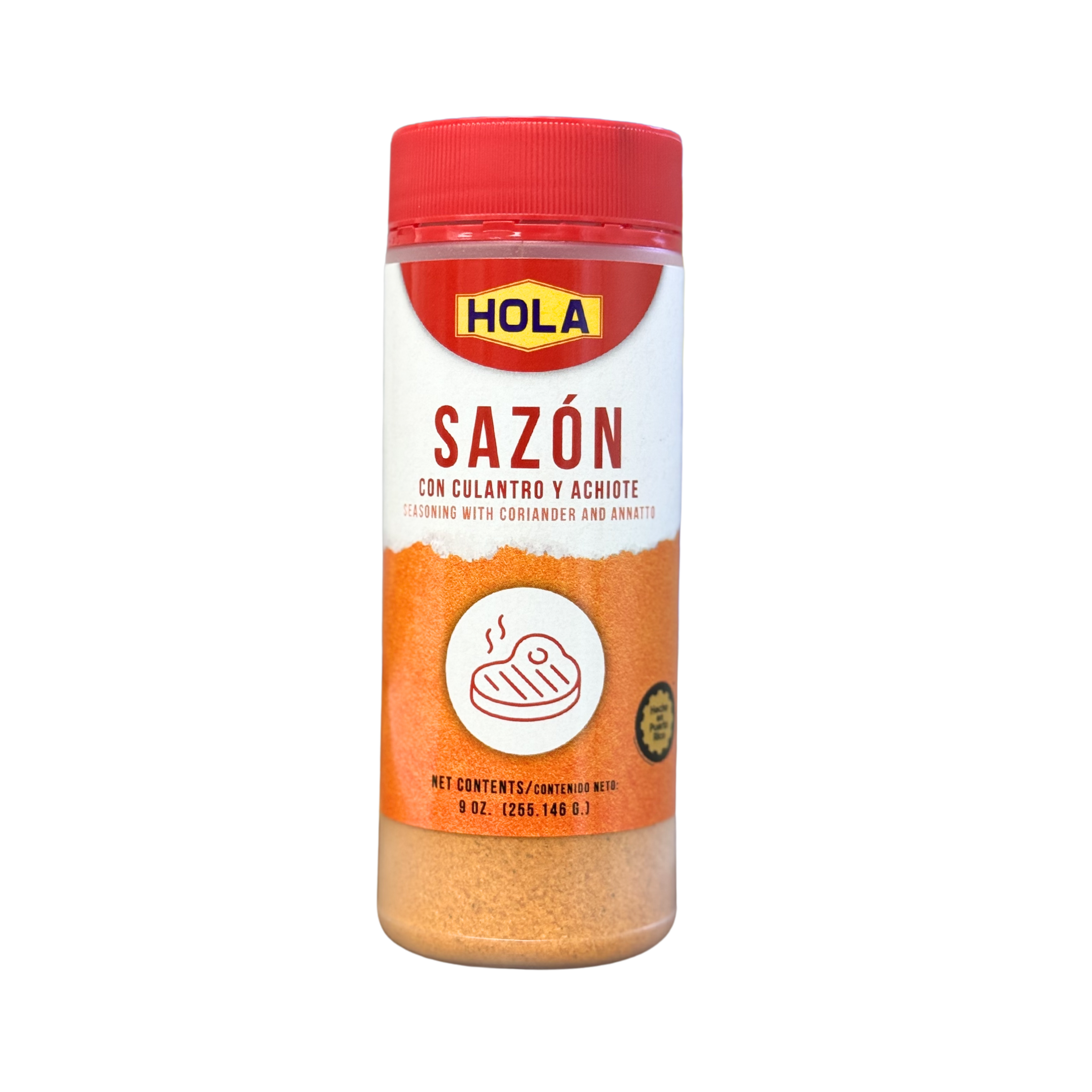 Sazón HOLA 9oz + Sin Rojo 40