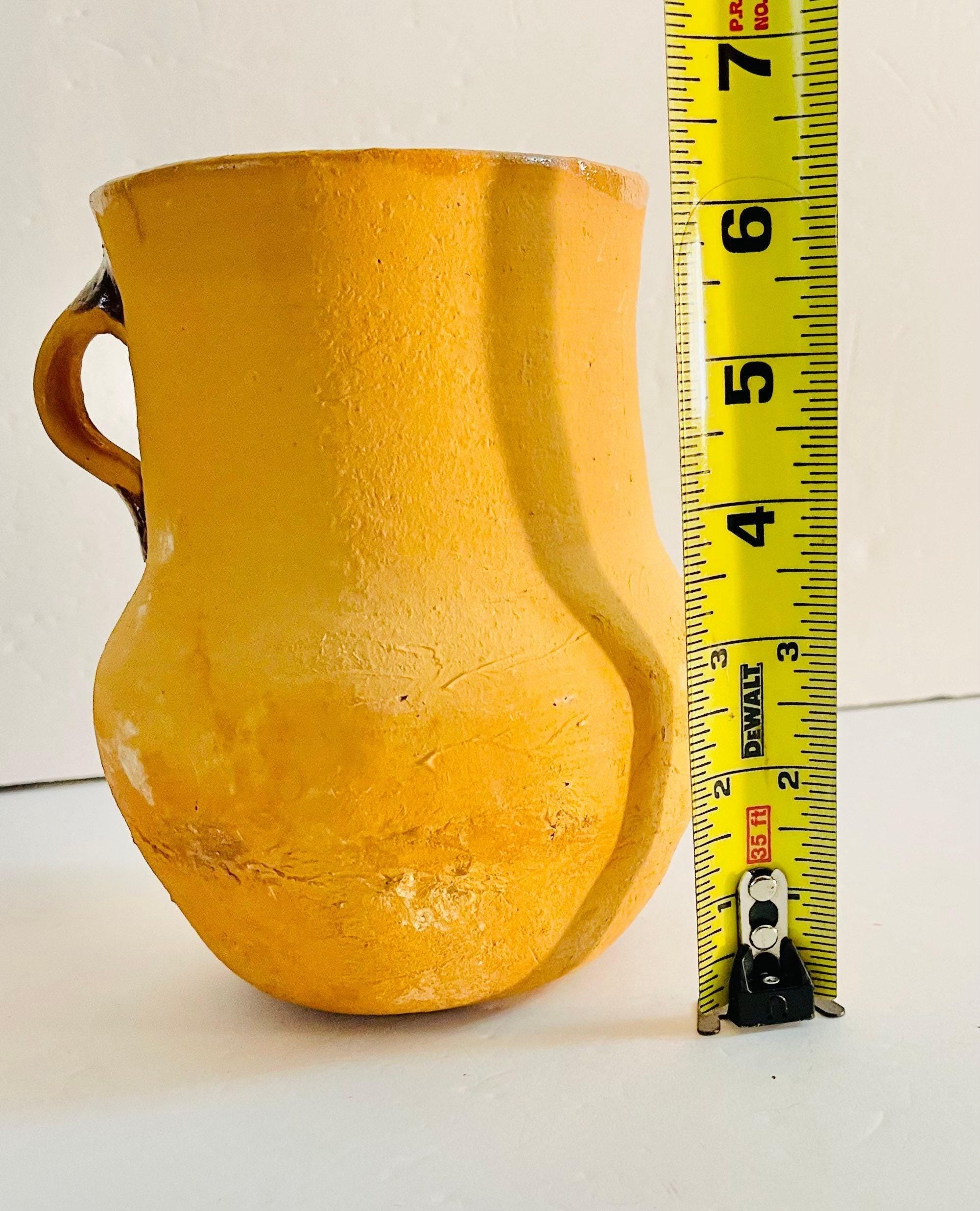 Cantaritos de Barro Clay Cups 5 and 6 Inches Tall