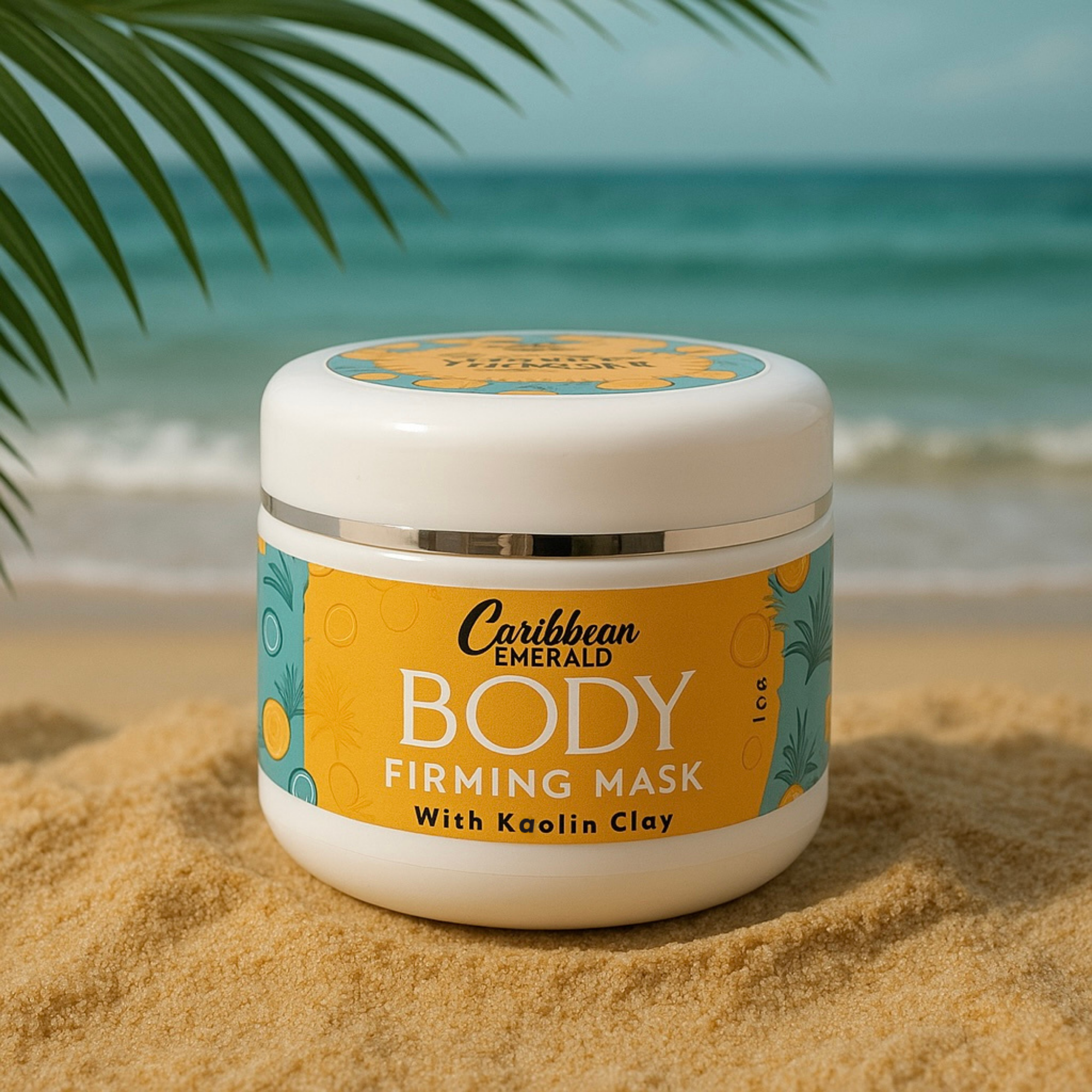 Mascarilla Reafirmante Corporal de Arcilla de Caolín Esmeralda Caribeña 250ml