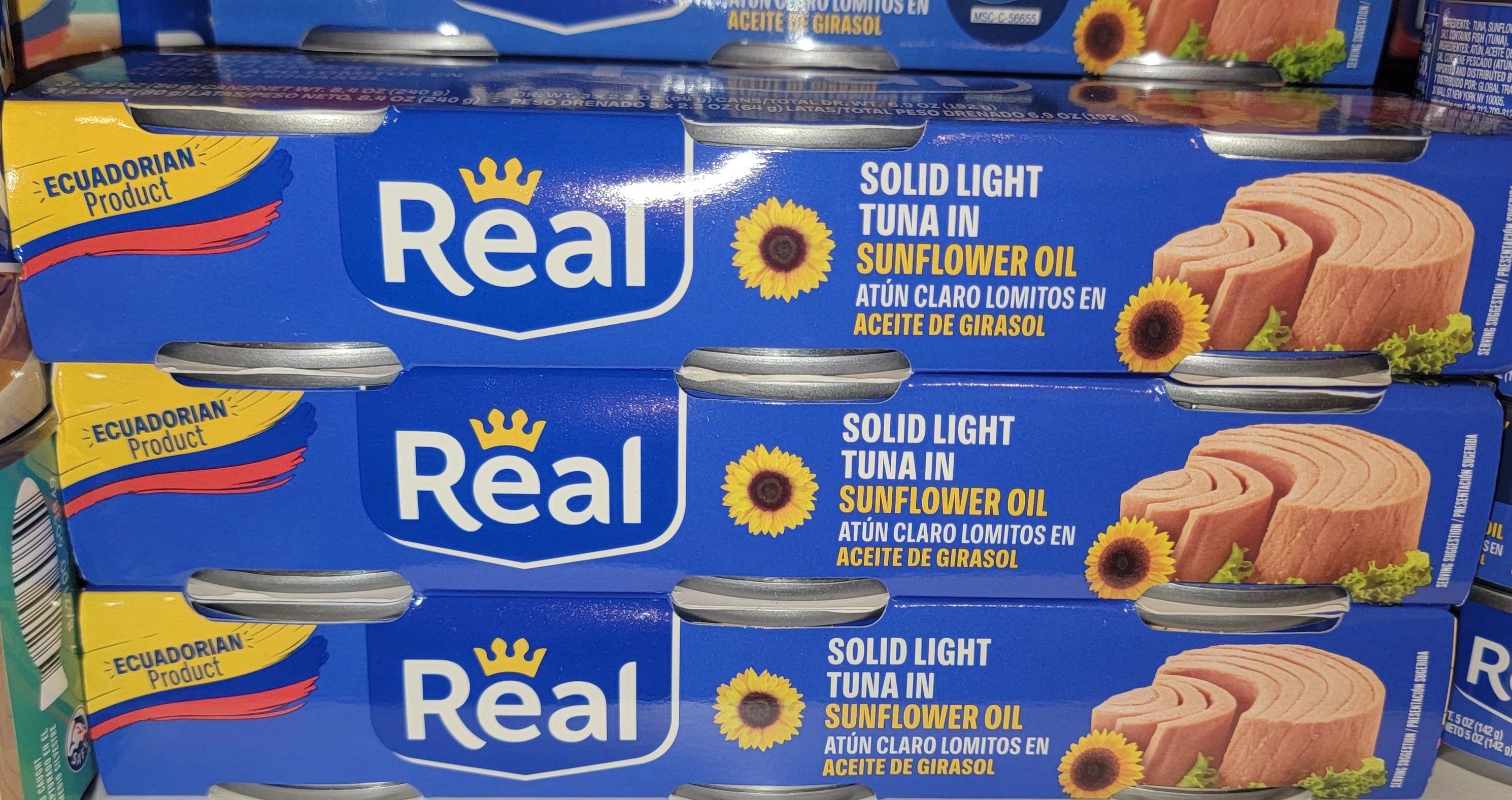 Atún en Aceite de Girasol – Real – 3 unidades