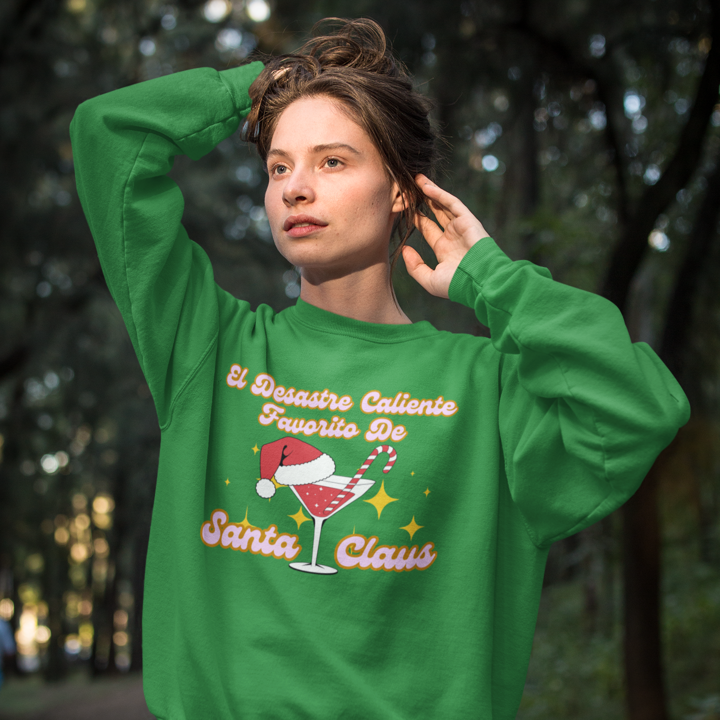 El Desastre Caliente Favorito De Santa Claus Ugly Christmas Sweater | Funny Latino | (3 COLORS)