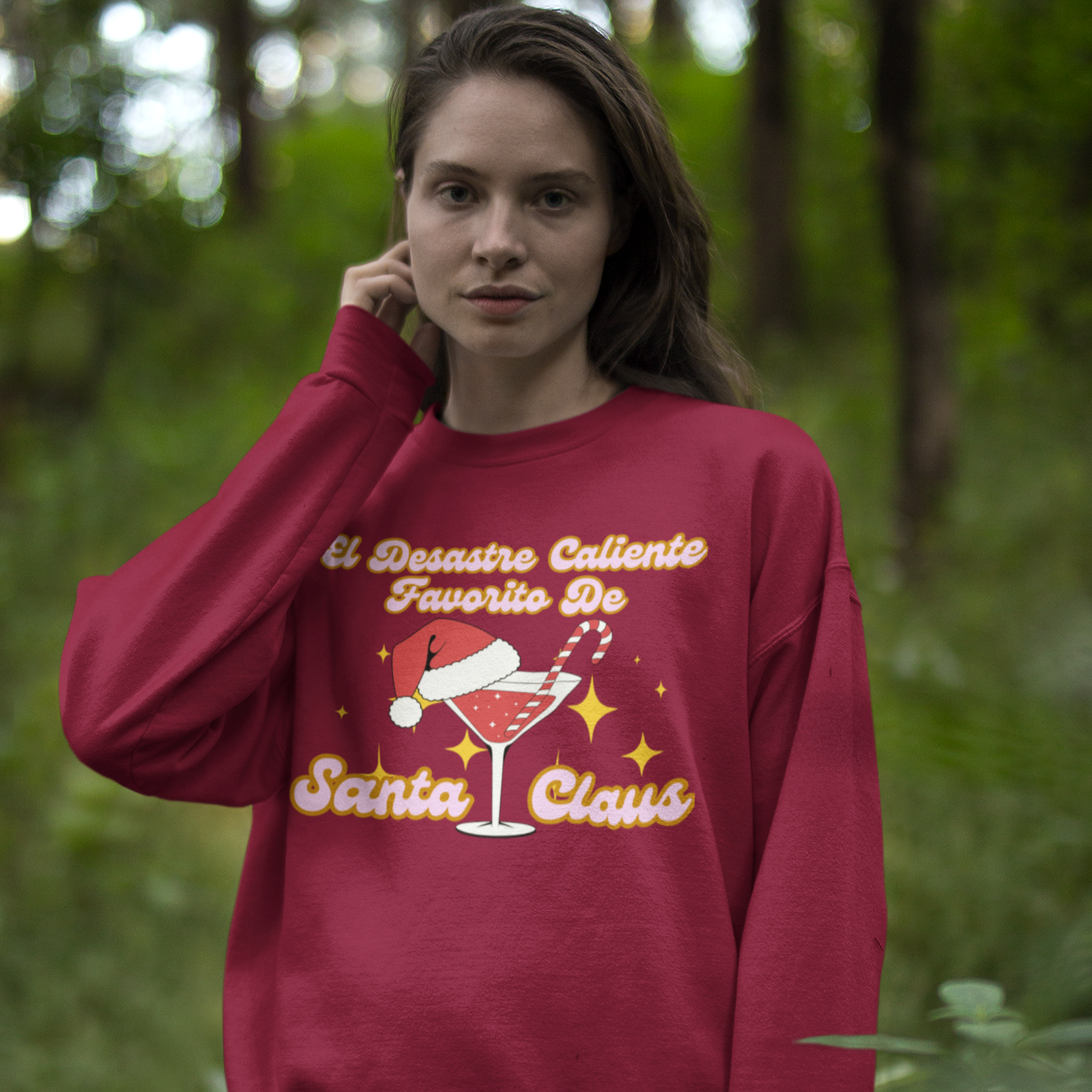 El Desastre Caliente Favorito De Santa Claus Ugly Christmas Sweater | Funny Latino | (3 COLORS)