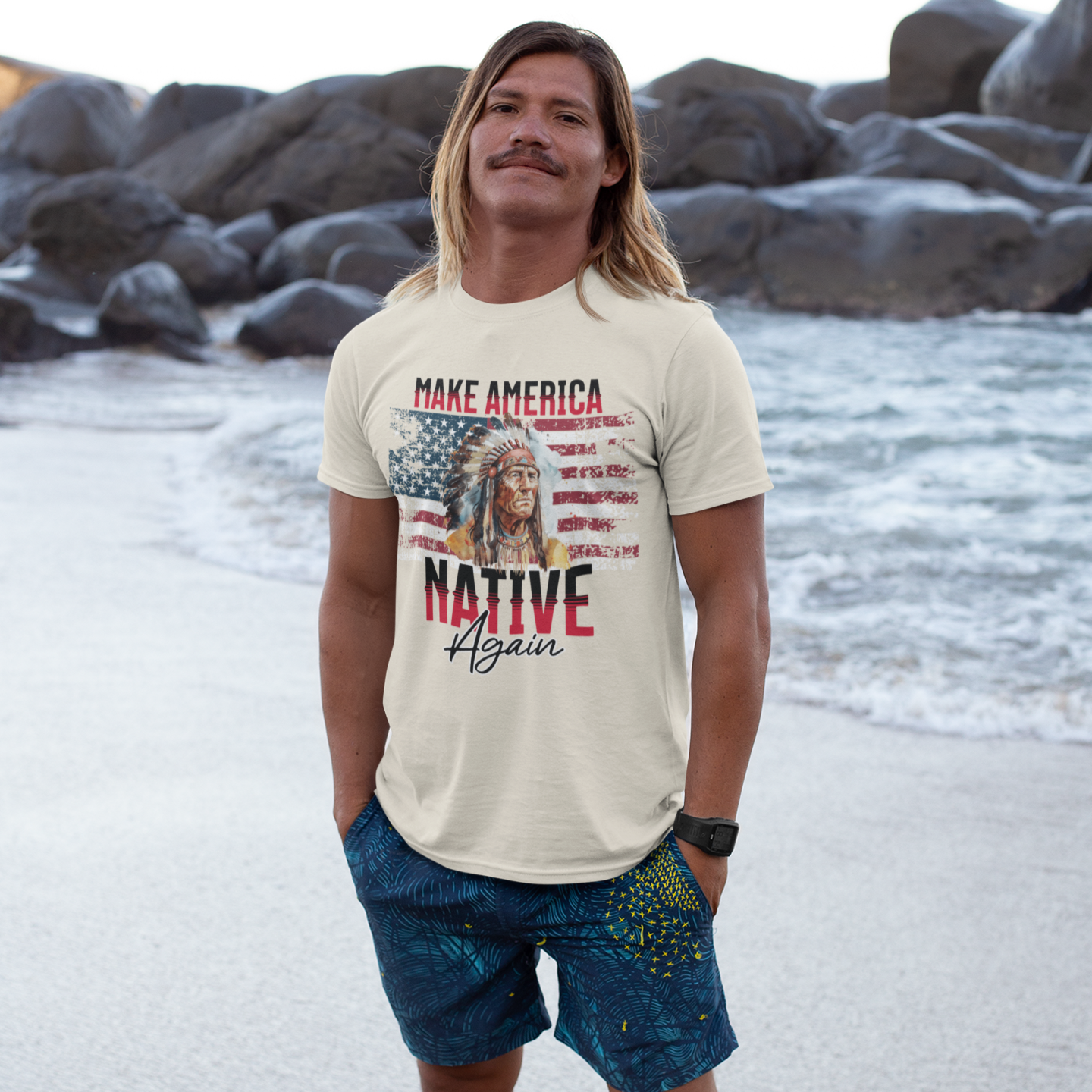 Camiseta Que América Vuelva a Ser Nativa | Camisetas Virales Latinas | 2 Colores