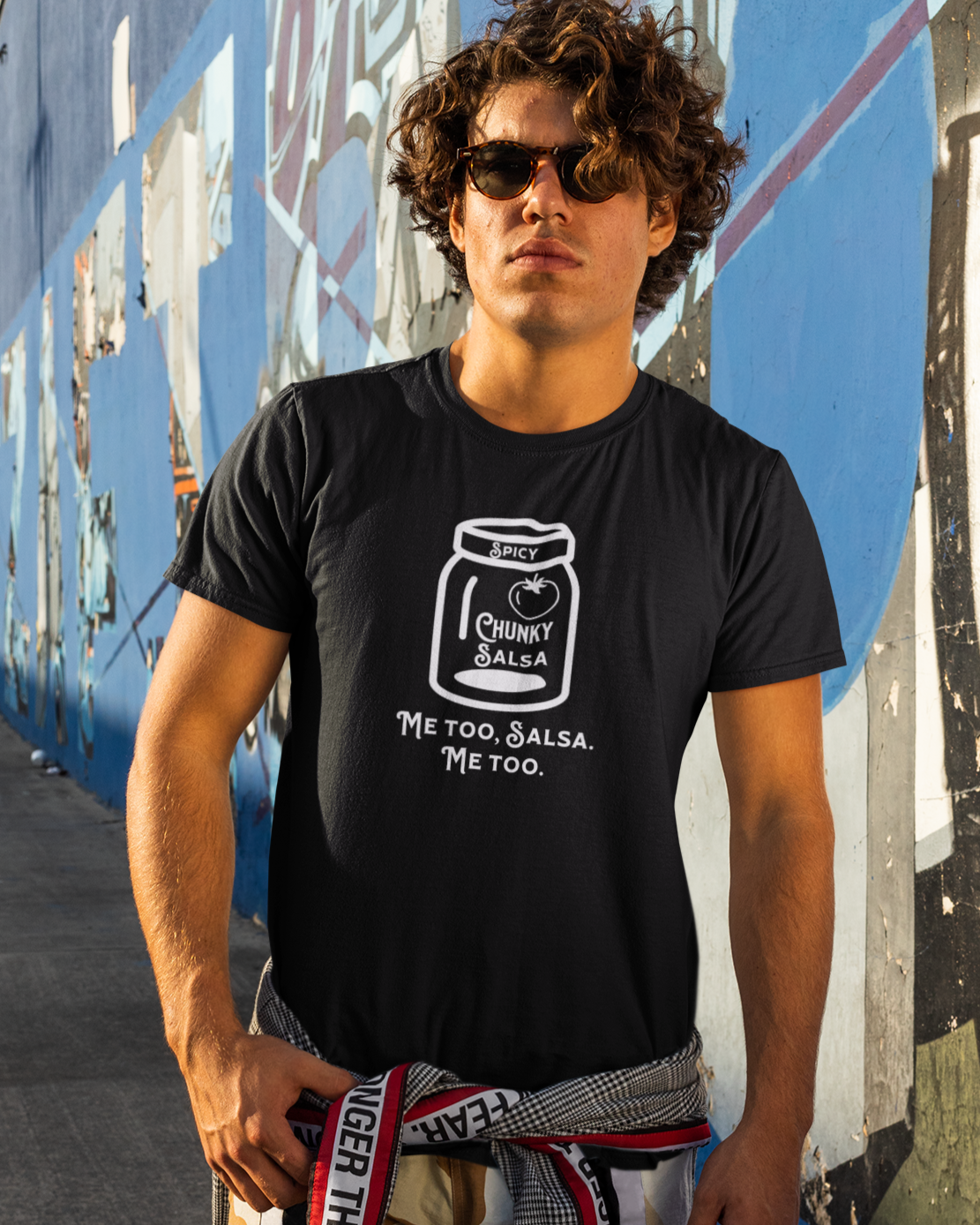Salsa Picante con Trozos, Camiseta "Me Too" | Camisetas Virales Divertidas de Orgullo Latino | 3 Colores