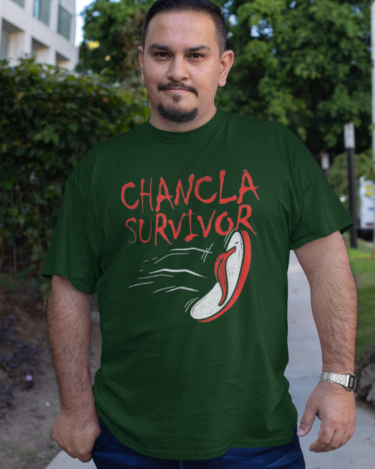Camiseta Chancla Survivor | Diseño de Broma de Chancleta Latino Orgullo Divertidas Camisetas Virales