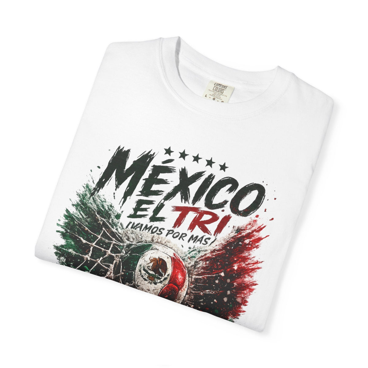 Viva Mexico El Tri Tricolor 2026 Soccer Fan T-shirt | World Knockout Rounds Viral Latino Tees | Heavyweight Cotton