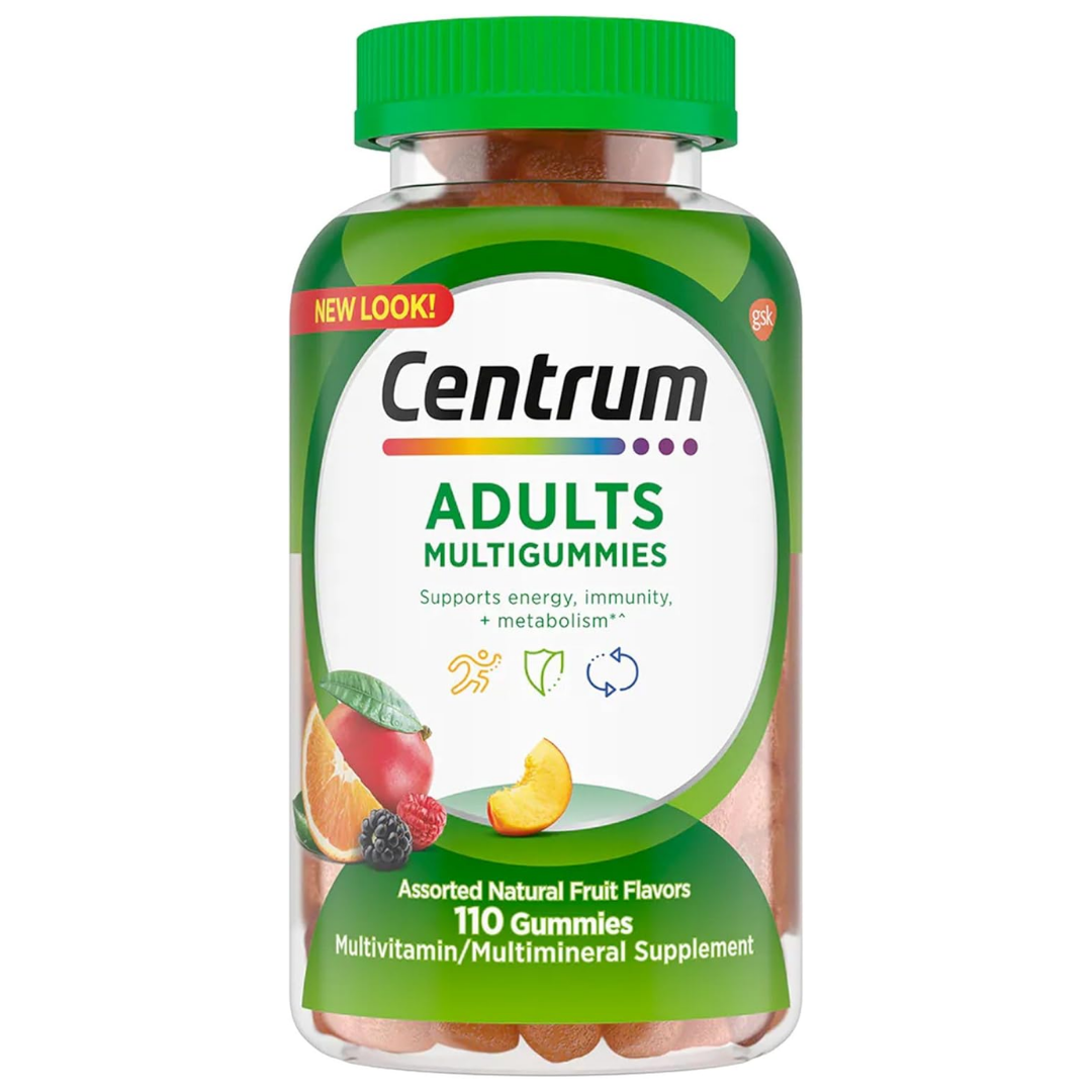 Centrum MultiGummies Multivitamínico para Adultos (110 unidades)