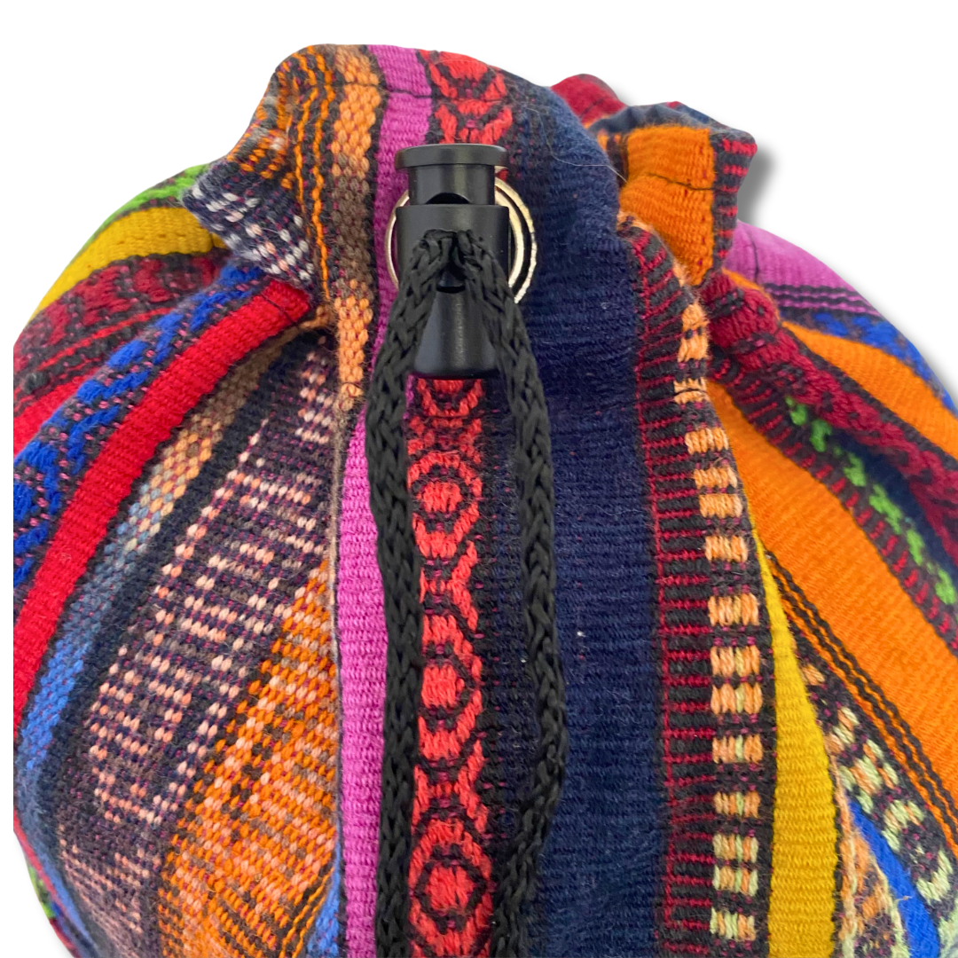 Bolso para yoga bordado con huipil (surtido) - Guatemala