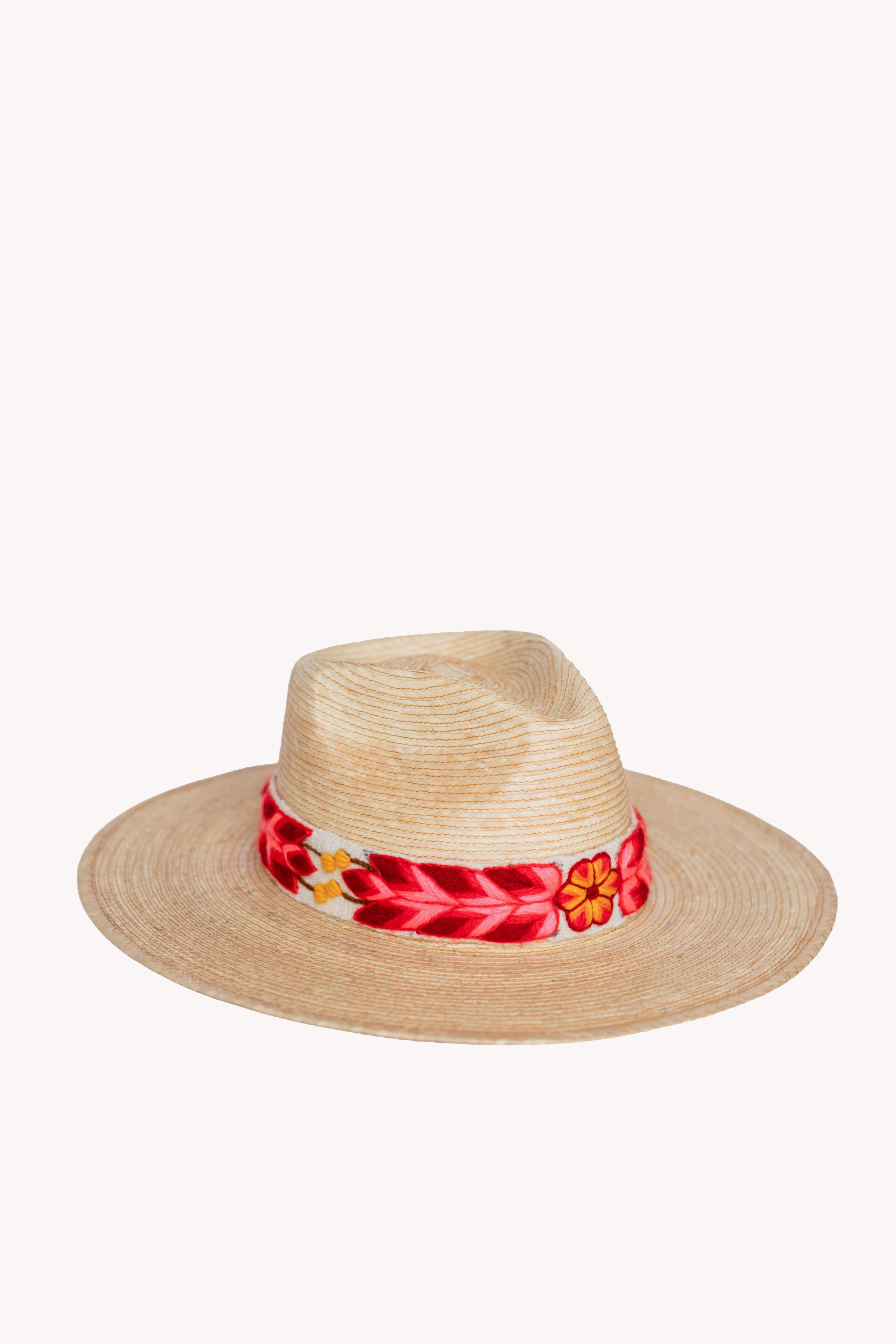 Sombrero de paja de hoja de palma occidental