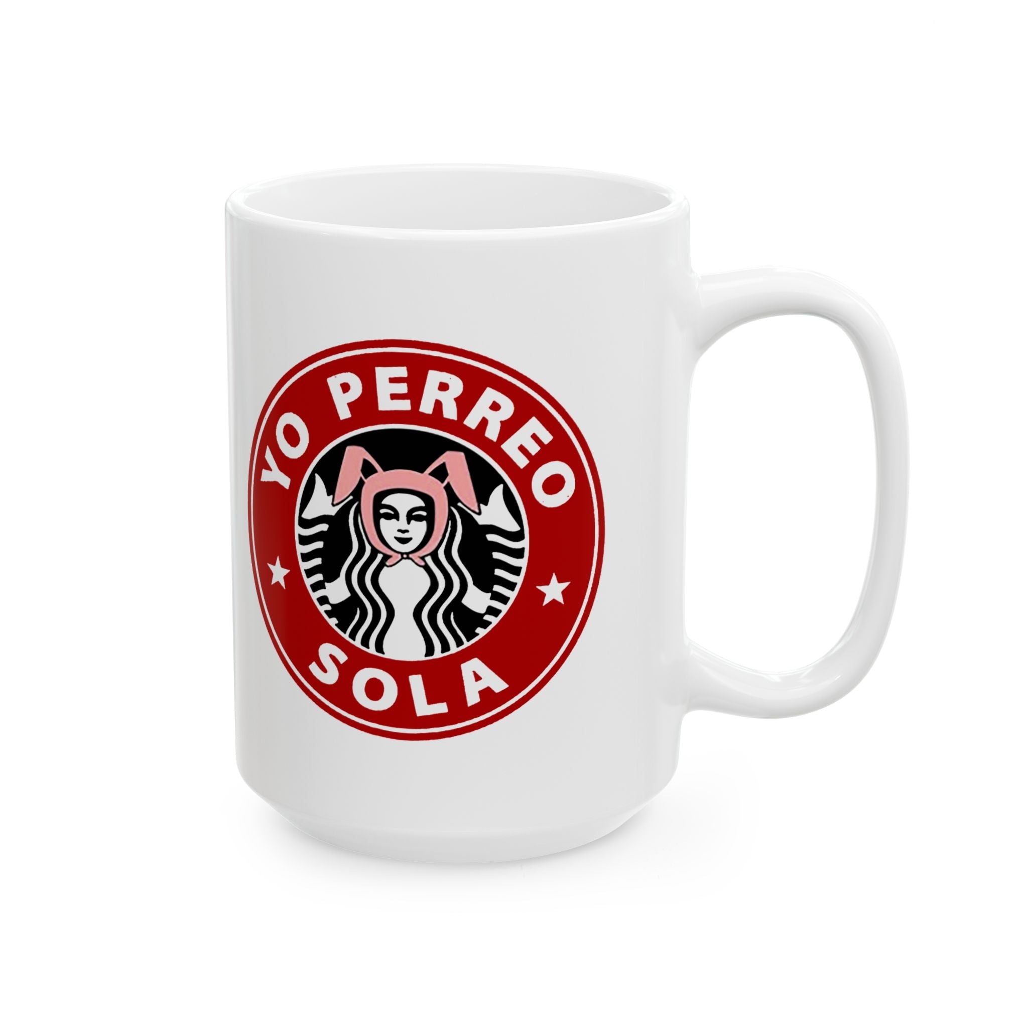 Taza de café Yo Perreo Sola | Letra de Bad Bunny, Productos latinos virales y divertidos | 11 o 15 onzas