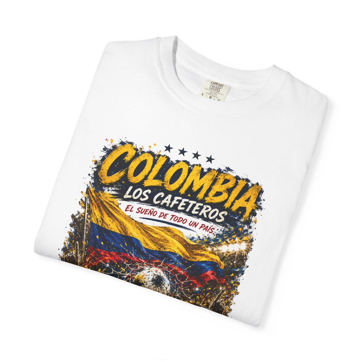 Viva Colombia LOS CAFETEROS 2026 Soccer Fan T-shirt | World Knockout Rounds Viral Latino Tees | Heavyweight Cotton