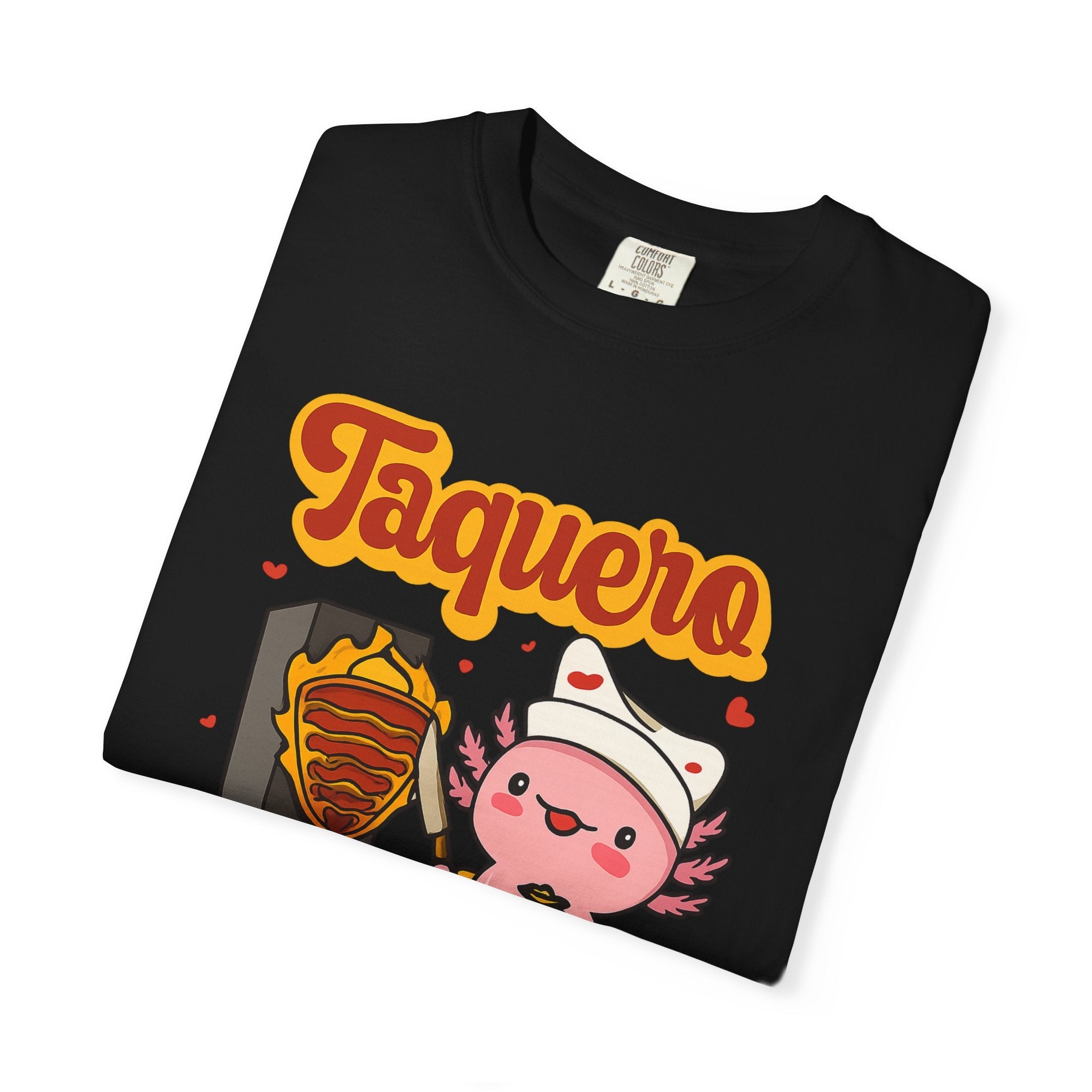 Camiseta de San Valentín Latino de Taquero Mucho (Te Quiero Mucho) Al Pastor | Divertido Viral Mexicano | 3 Colores