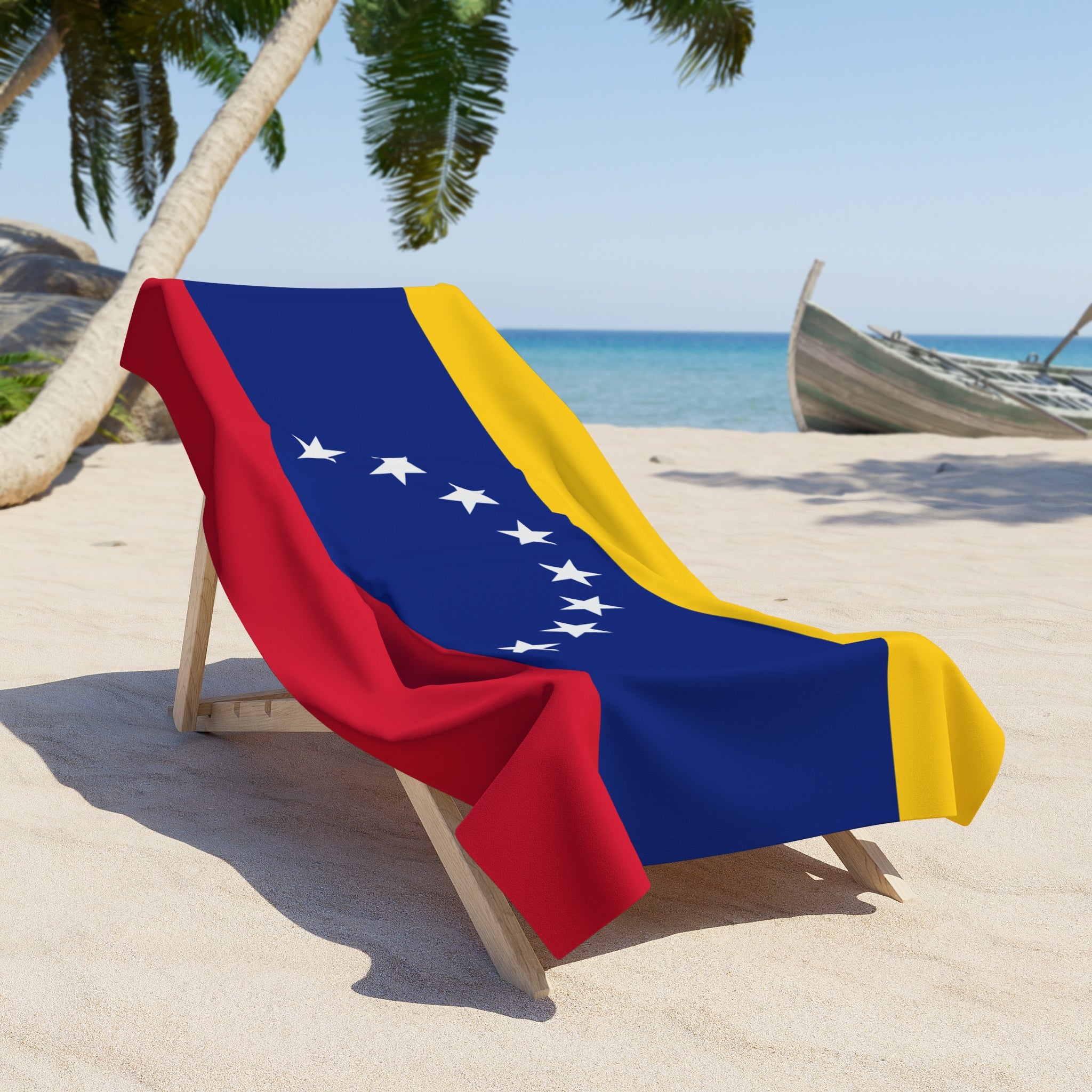 VENEZUELA Flag Beach Towel | Quality & Long Lasting - 2 Sizes | Venezuelan Pride | Gift for Venezuelans