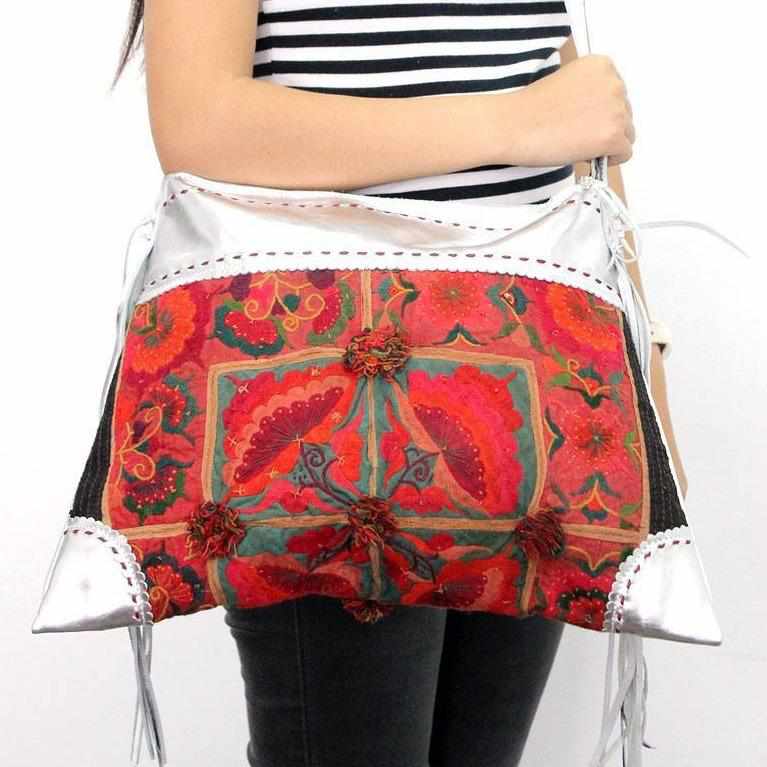 Vintage One of a Kind Crossbody Bag - Thailand