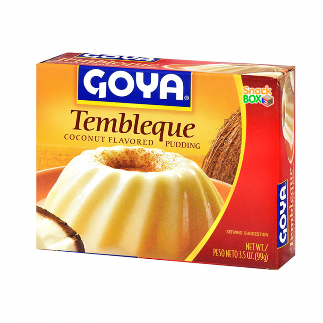 Goya Tembleque Mezcla de Pudín con Sabor a Coco (3.5 oz)