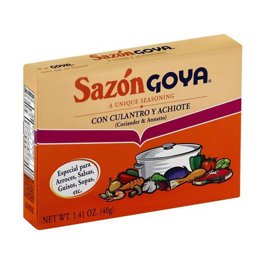 Goya Sazón con Culantro y Achiote (1.41 oz / 8 sobres)