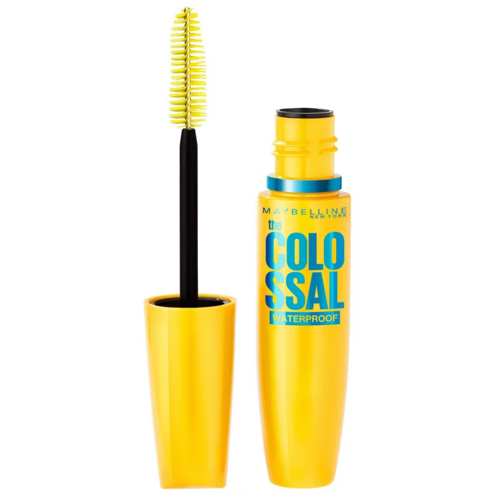 Máscara de Pestañas Maybelline Volum' Express The Colossal Waterproof (Negro Intenso, 9.2 ml)