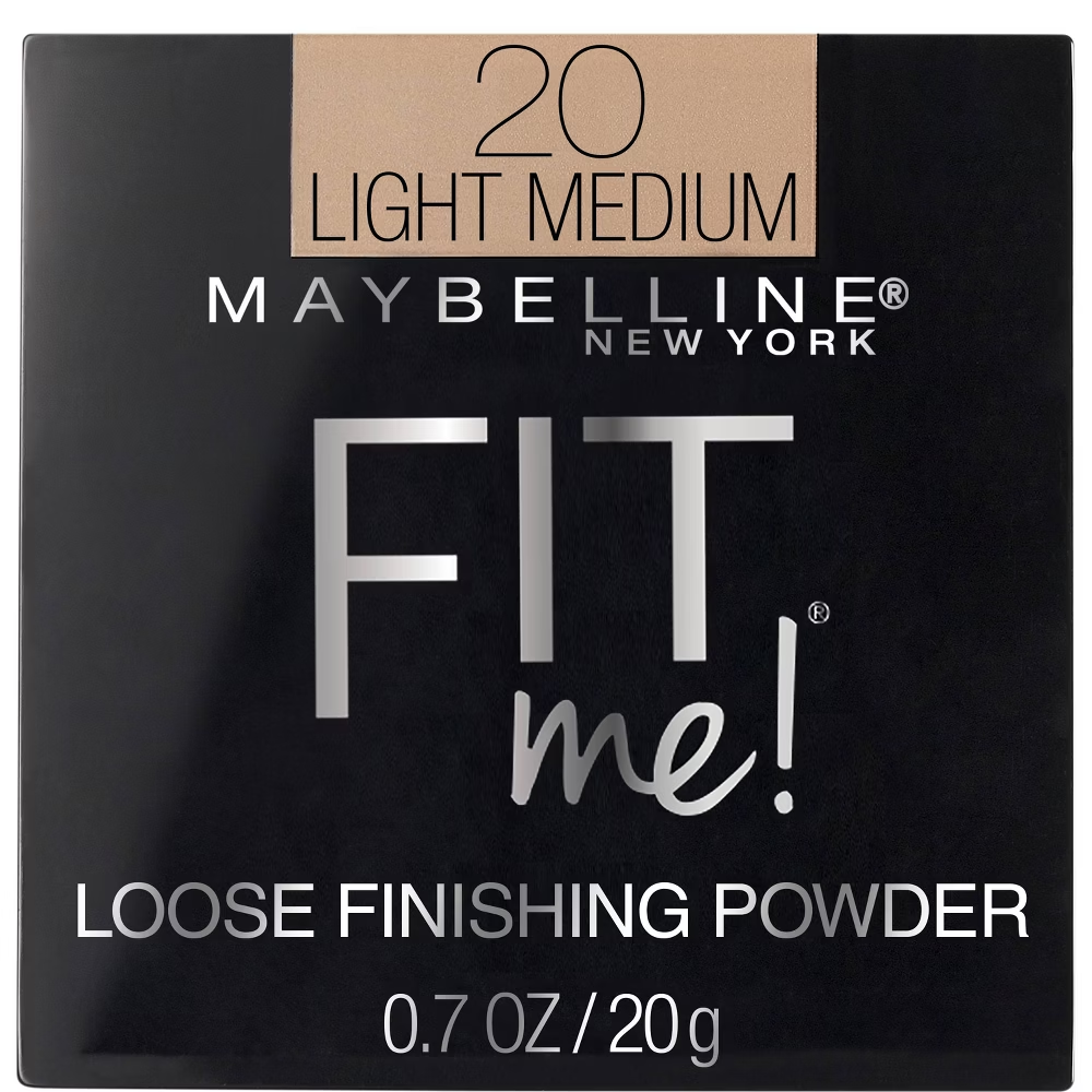 Maybelline Fit Me Polvo Fijador Suelto (20 Light Medium, 0.7 oz)