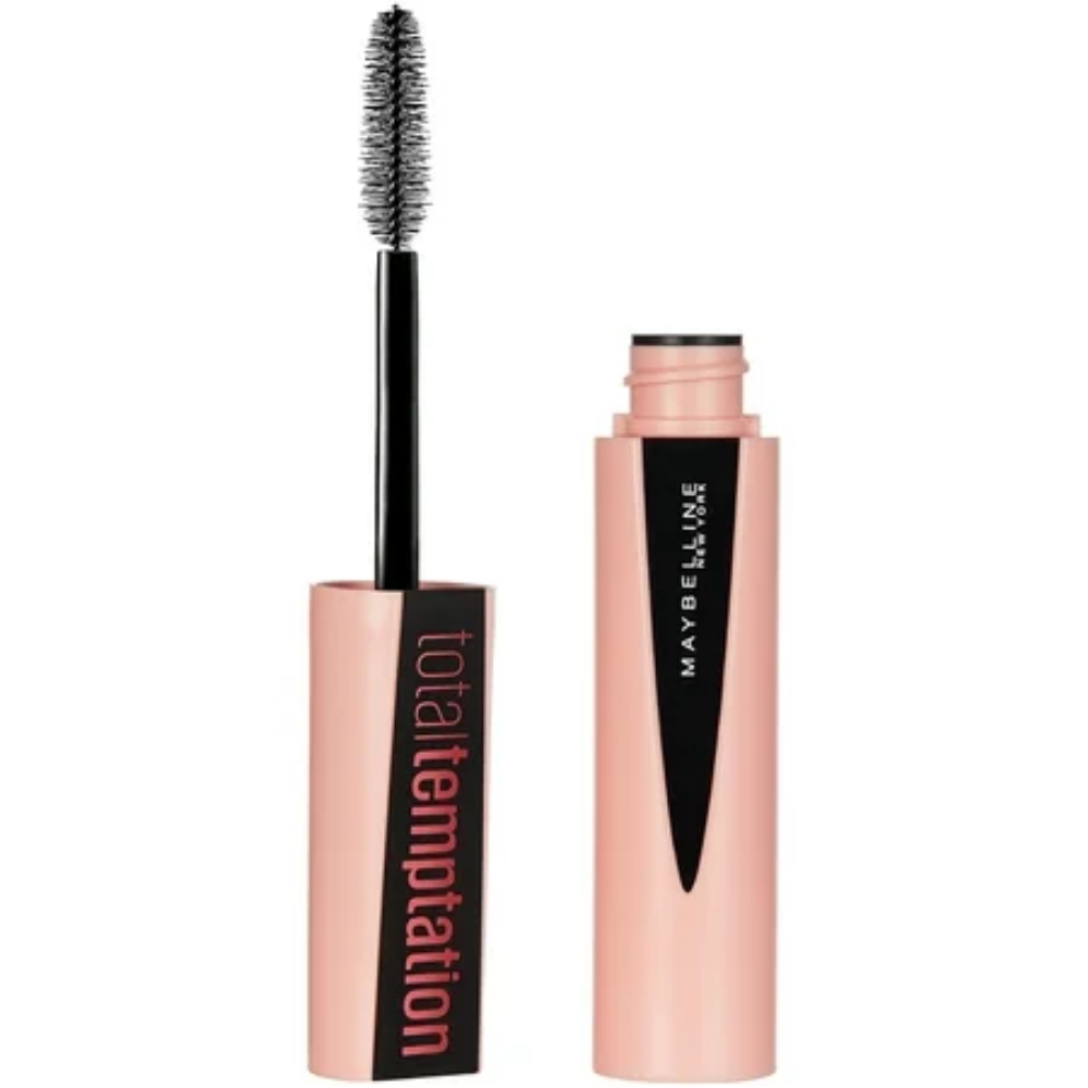 Maybelline Total Temptation Máscara Lavable (Negro más Oscuro, 0.27 fl oz)