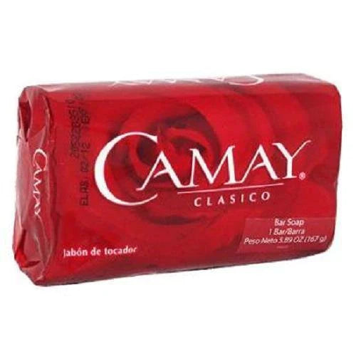 Jabón en barra Camay Clásico Rojo 125 gr