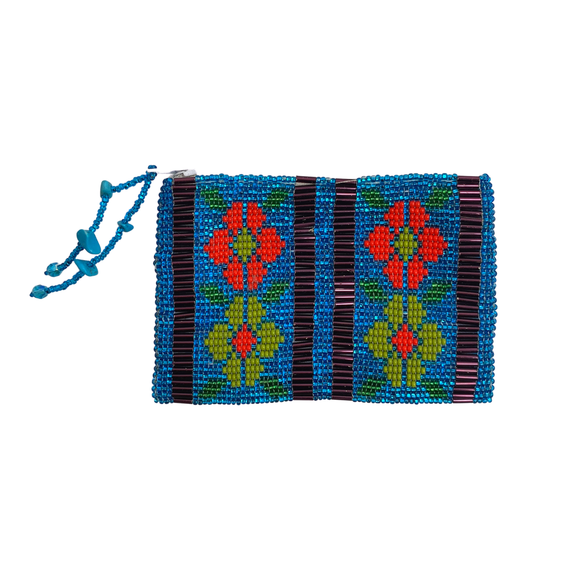 Monedero de Flores Pequeñas con Cuentas - Guatemala