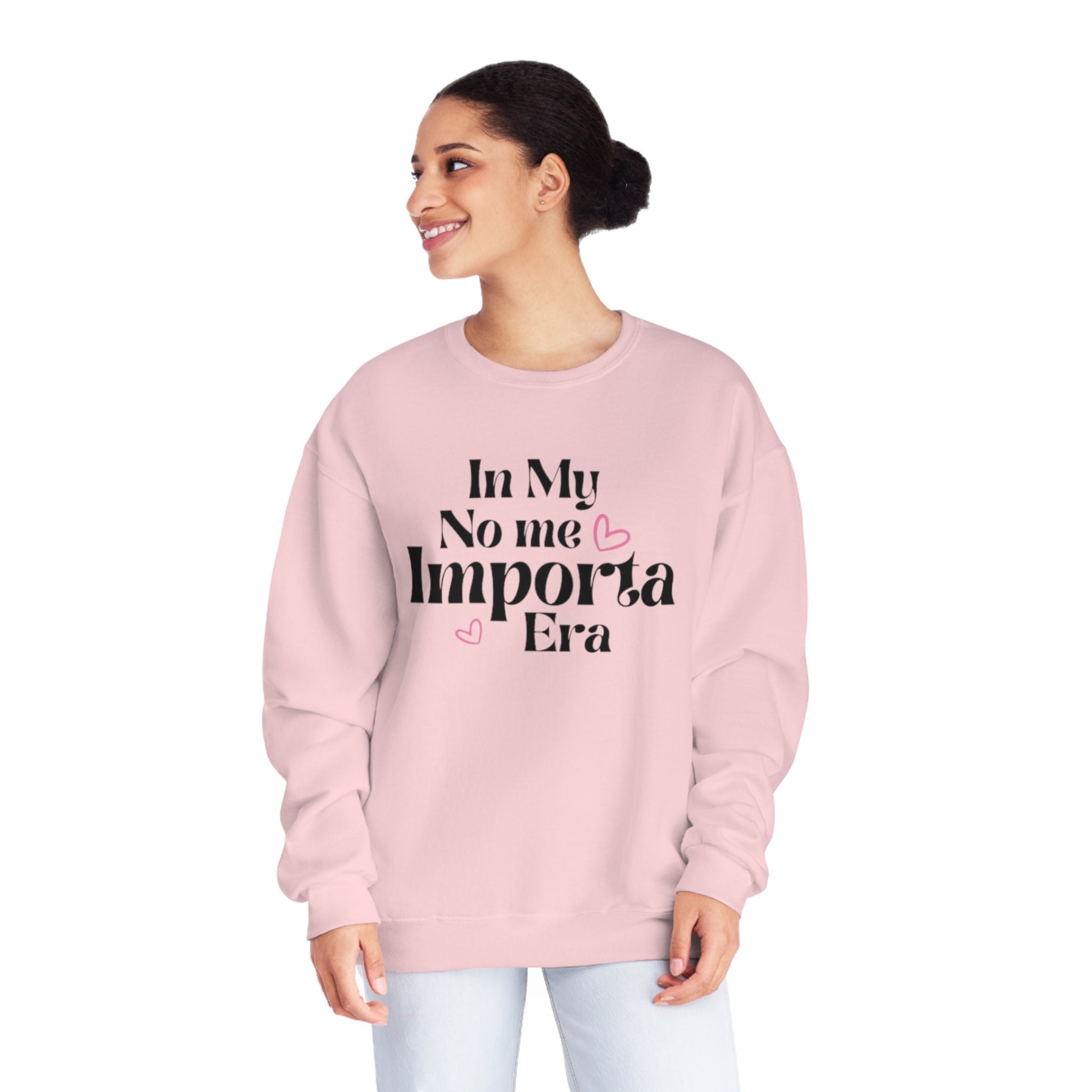 In My No Me Importa Era Crewneck Sweatshirt | Funny Latina Fleece-Lined Crewneck | 5 Colors