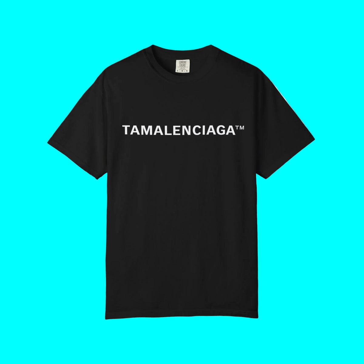 TAMALENCIAGA Luxury Fashion But Make it Latino T-shirt | Tamale Lover Graphic Humor | Heavyweight Cotton
