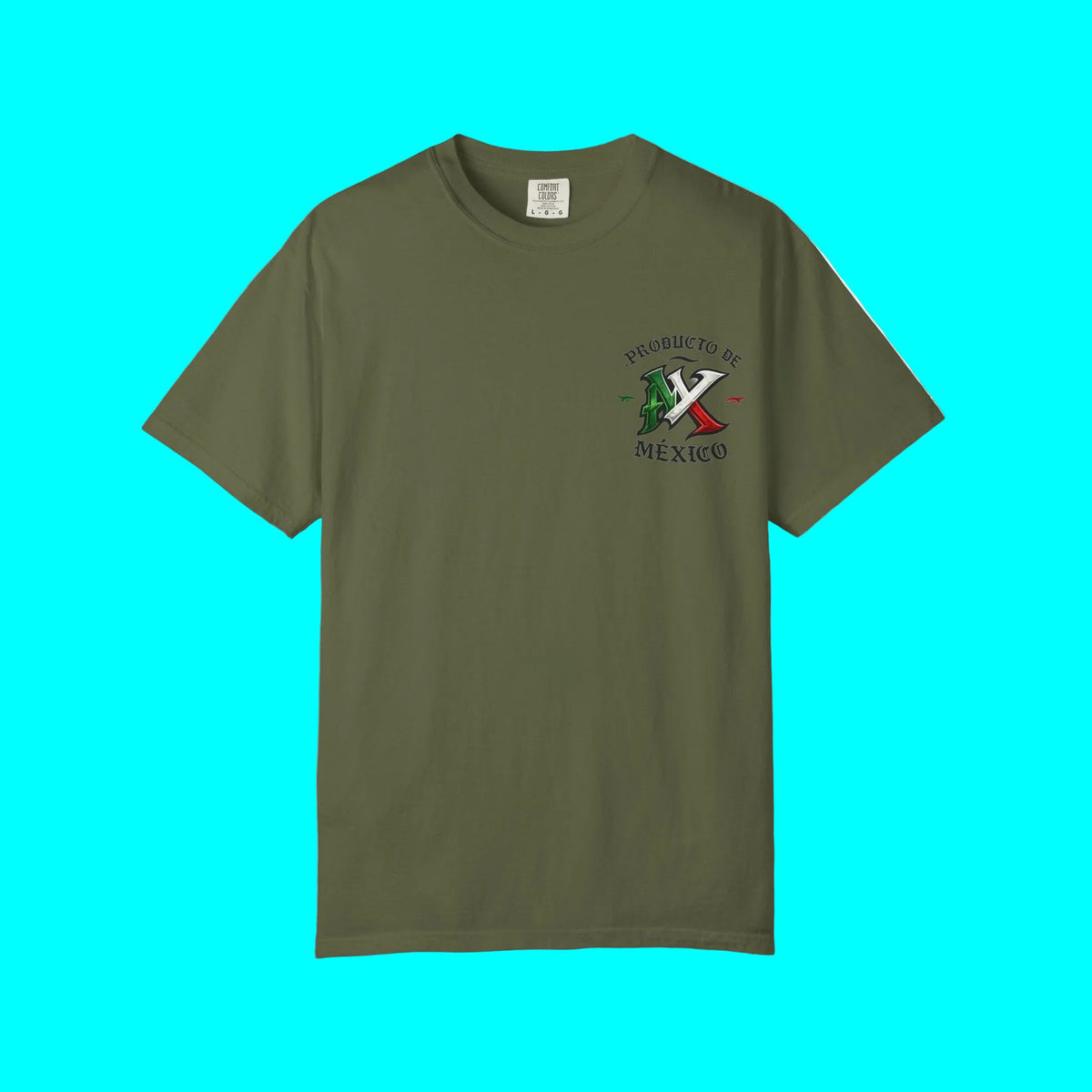 Producto De Mexico Heritage T-shirt | Old English Style, Mexican Culture | Heavyweight Cotton