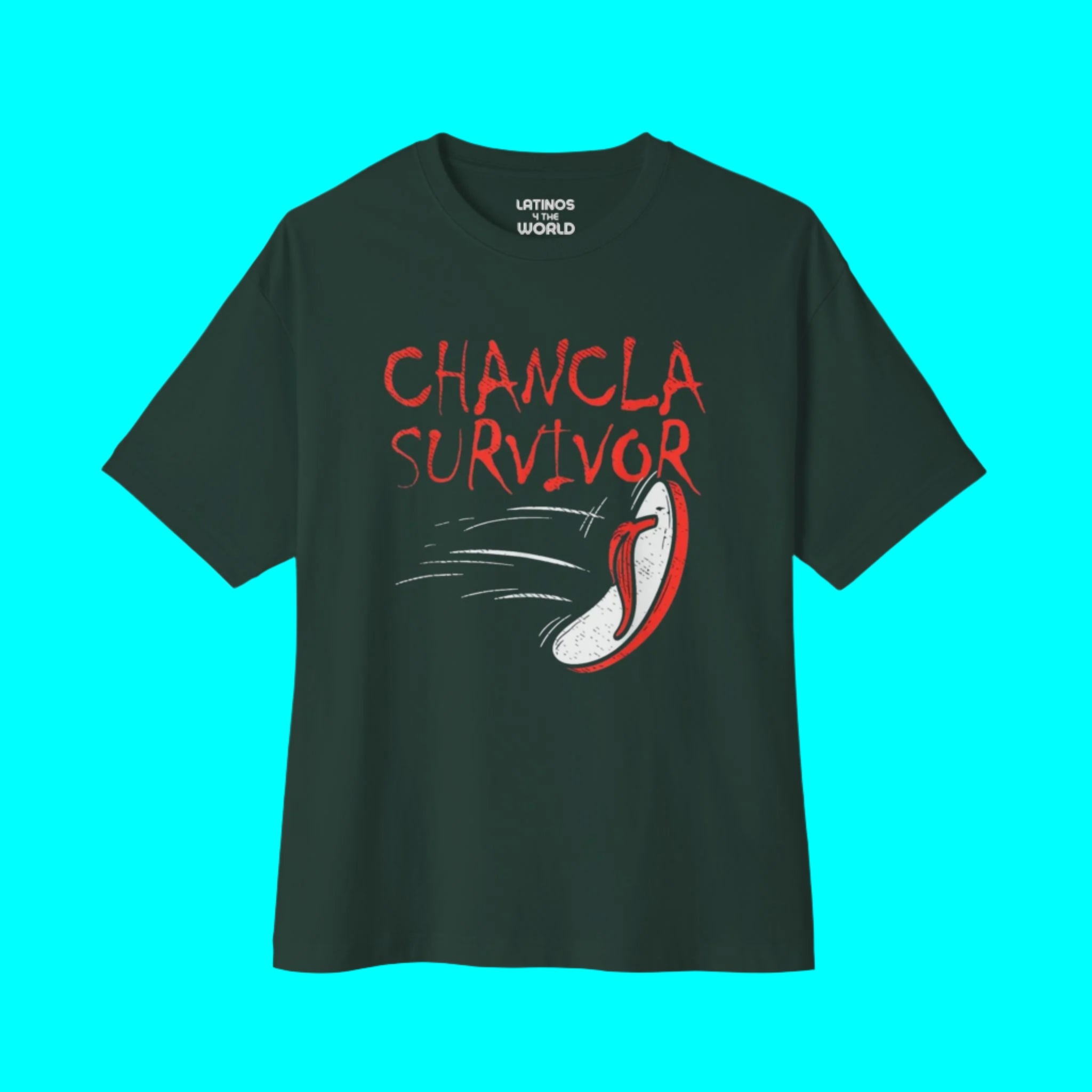 Camiseta Chancla Survivor | Diseño de Broma de Chancleta Latino Orgullo Divertidas Camisetas Virales