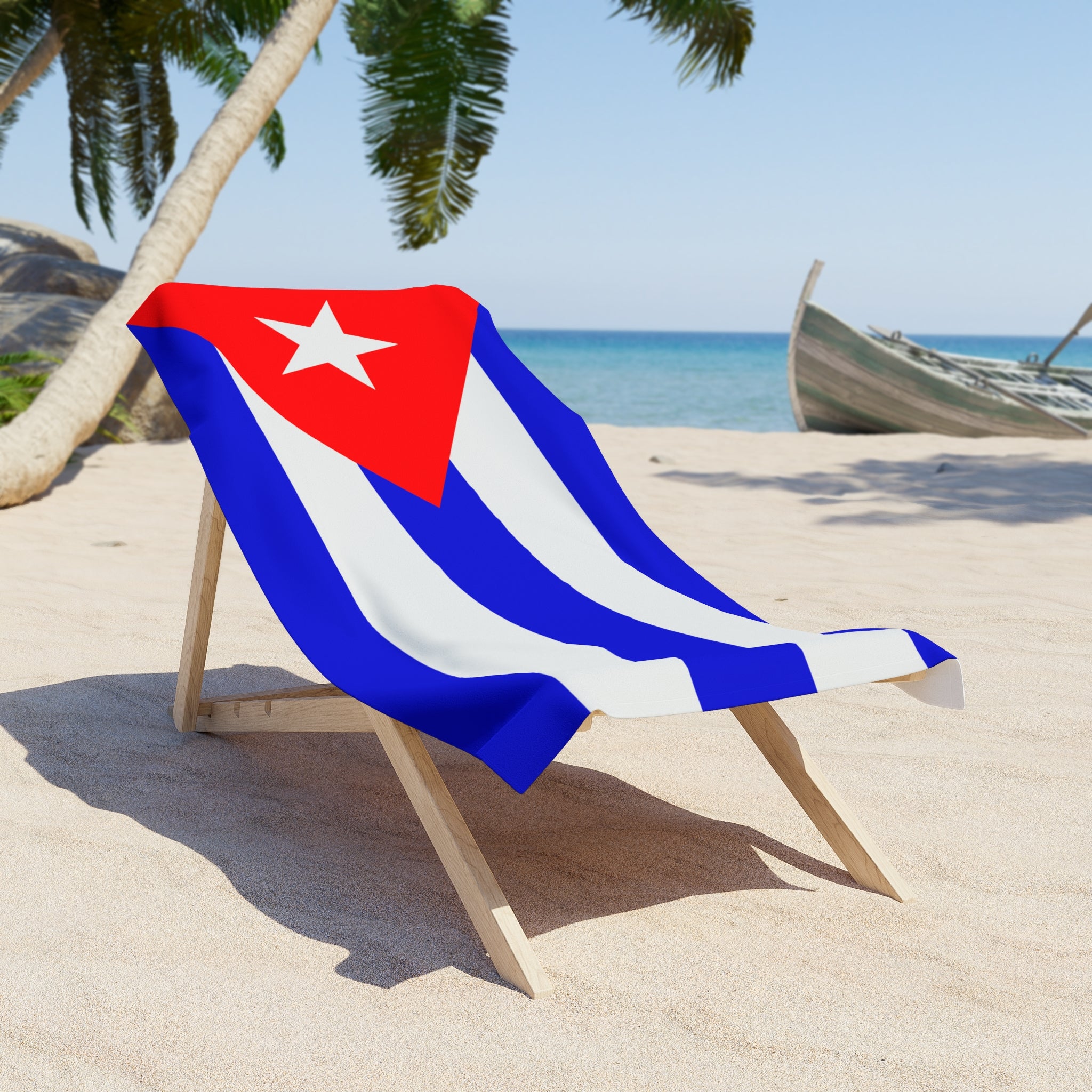 Cuba Flag Beach Towel | Quality & Long Lasting - 2 Sizes | Cuban Pride | Gift for Cubanos